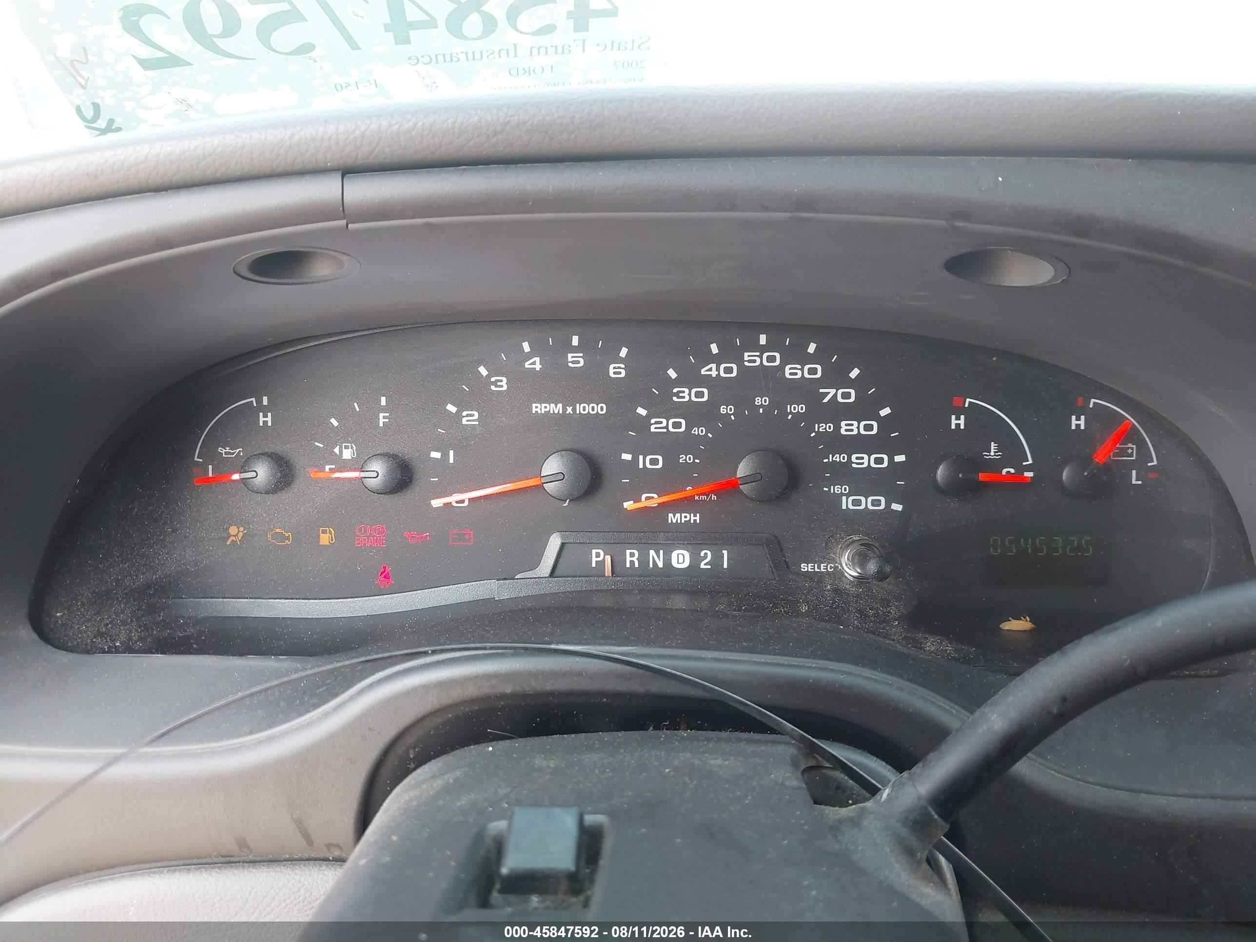 2007 Ford E-150 Chateau/xl/xlt Dark Blue vin: 1FMNE11W07DA86005