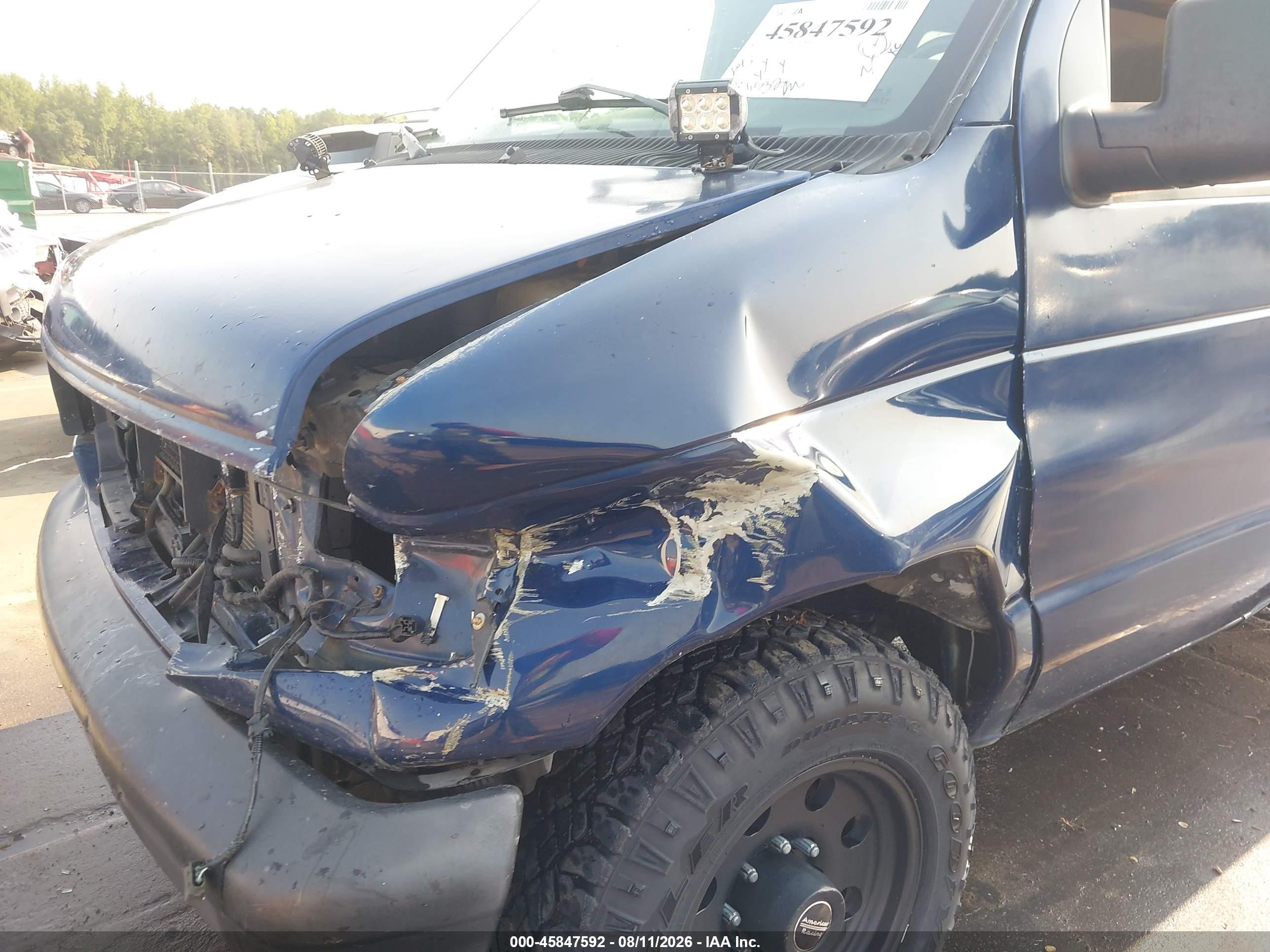 2007 Ford E-150 Chateau/xl/xlt Dark Blue vin: 1FMNE11W07DA86005
