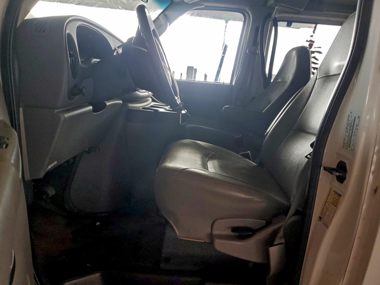 2008 Ford Econoline E150 Wagon White vin: 1FMNE11W18DB29803