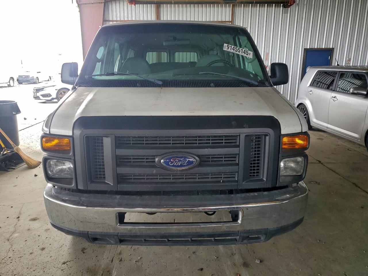 2008 Ford Econoline E150 Wagon White vin: 1FMNE11W18DB29803
