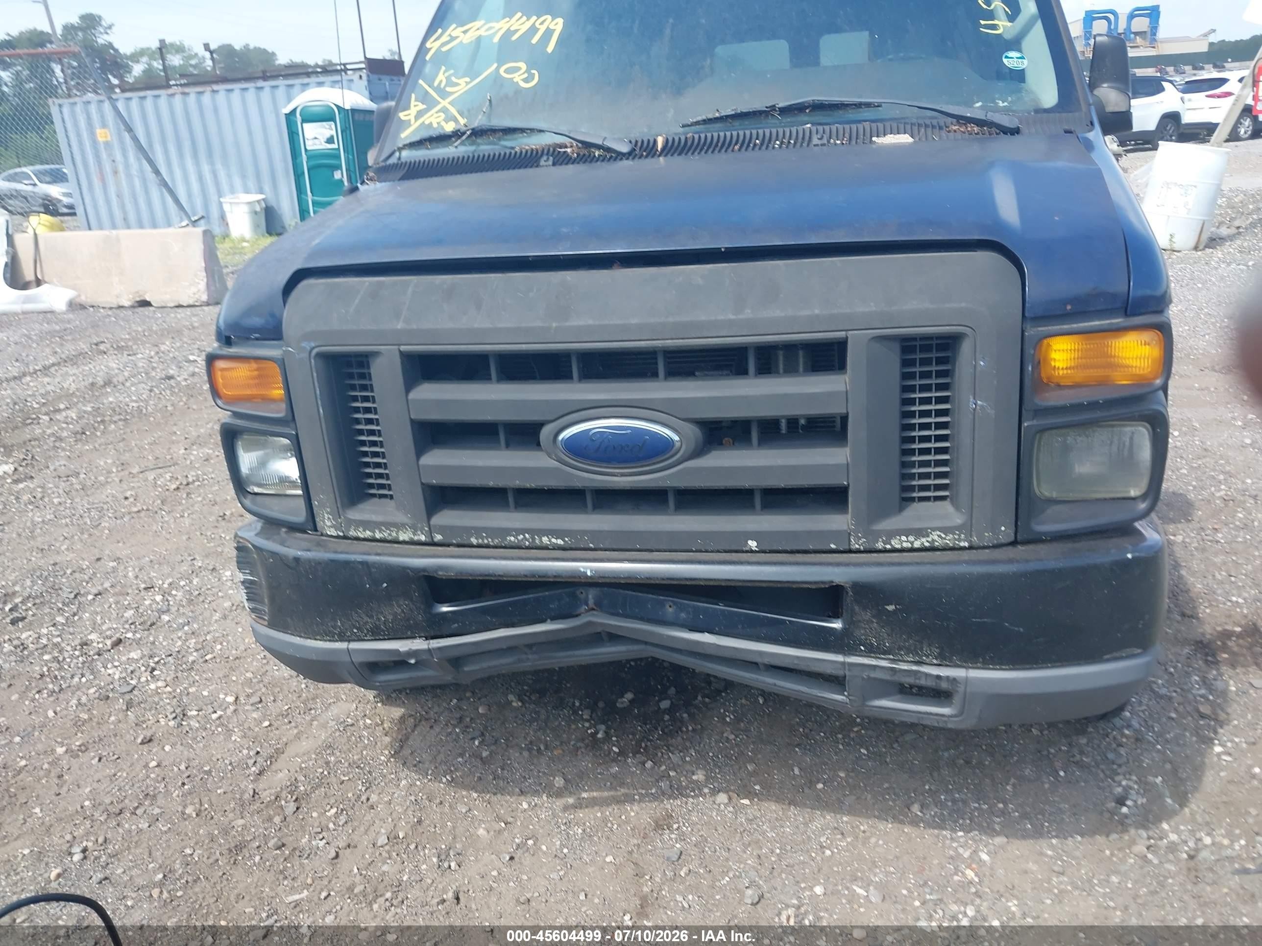 2009 Ford E-150 Xl/xlt Dark Blue vin: 1FMNE11W49DA54533