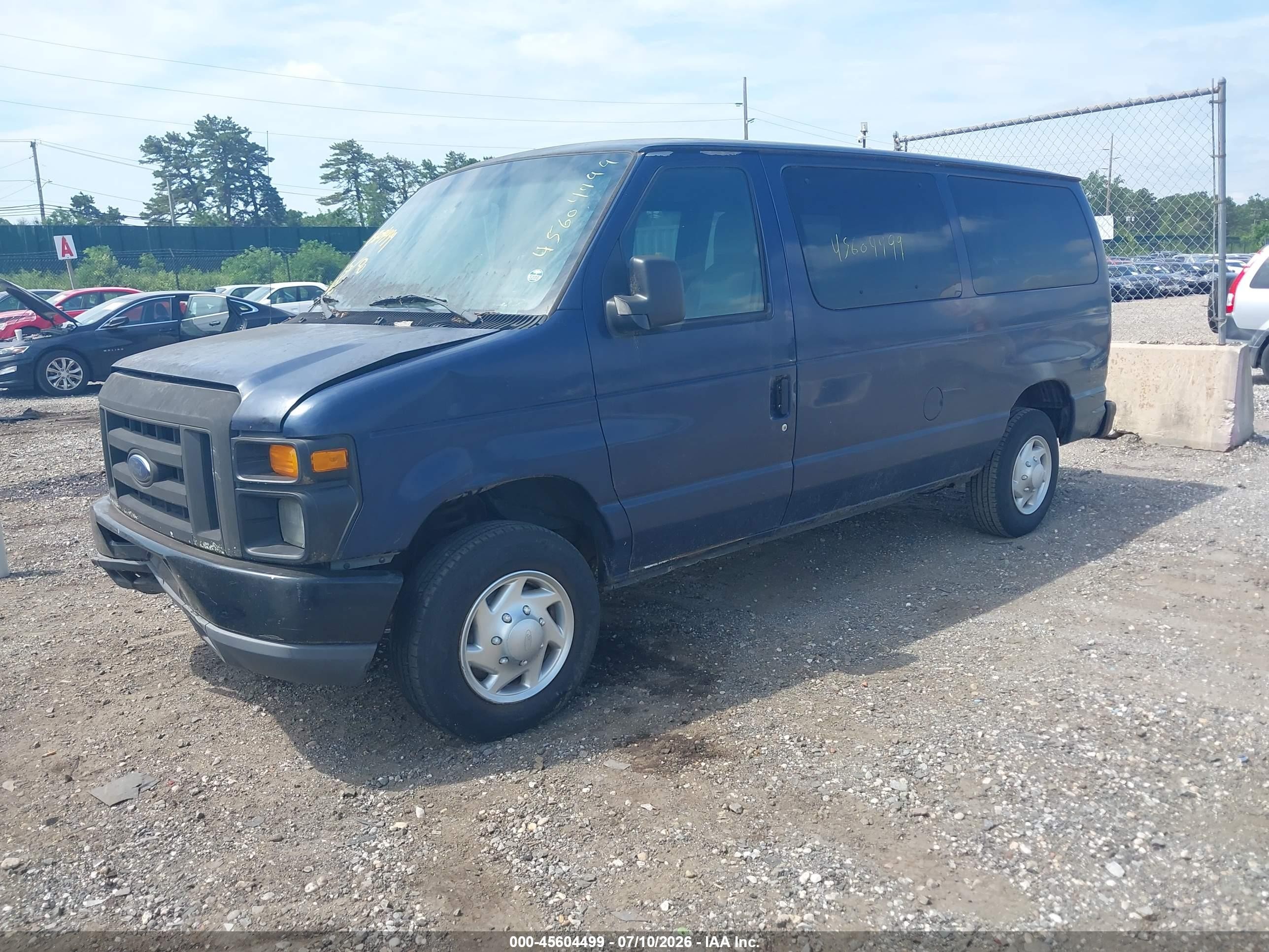 2009 Ford E-150 Xl/xlt Dark Blue vin: 1FMNE11W49DA54533