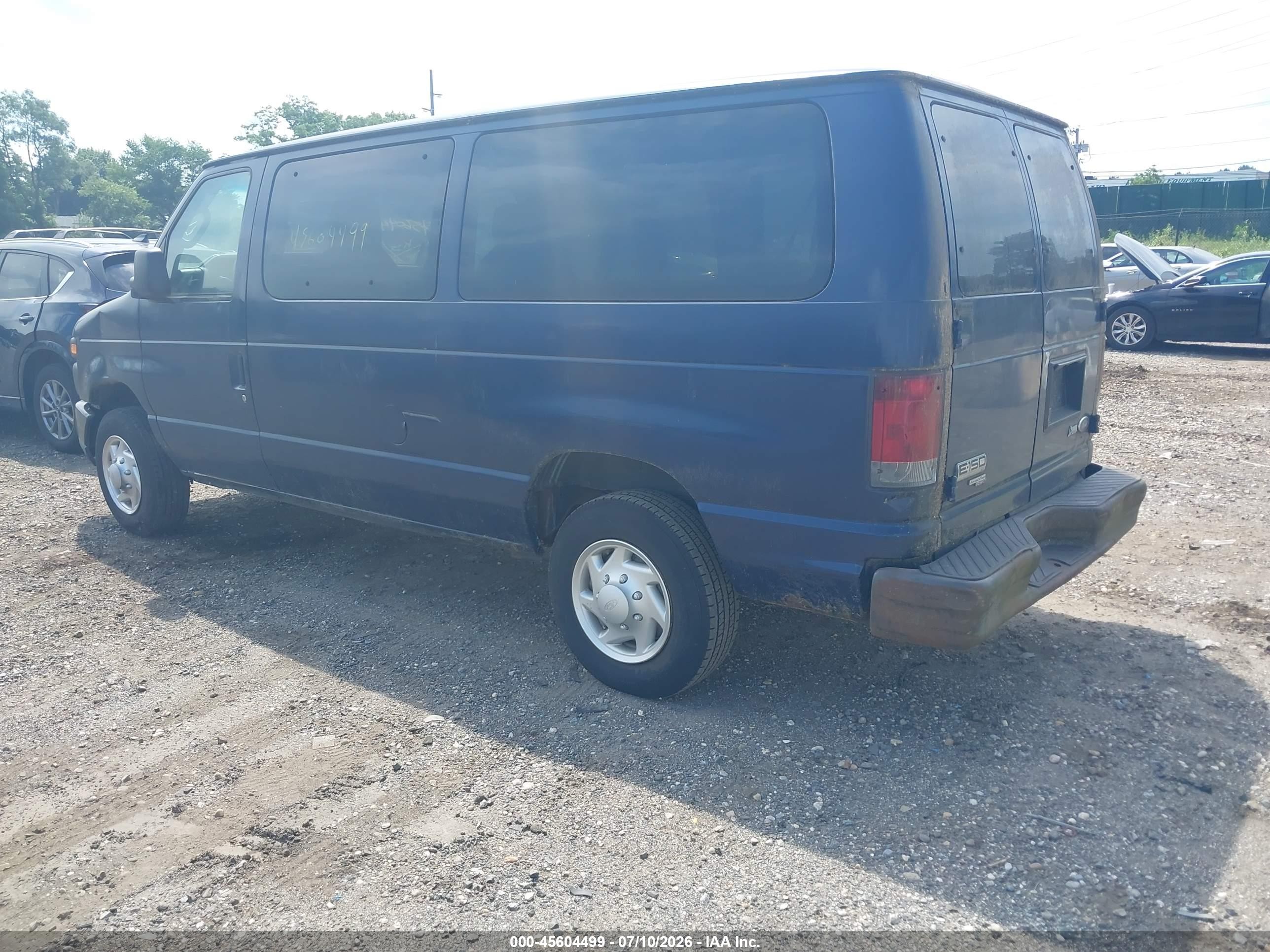2009 Ford E-150 Xl/xlt Dark Blue vin: 1FMNE11W49DA54533