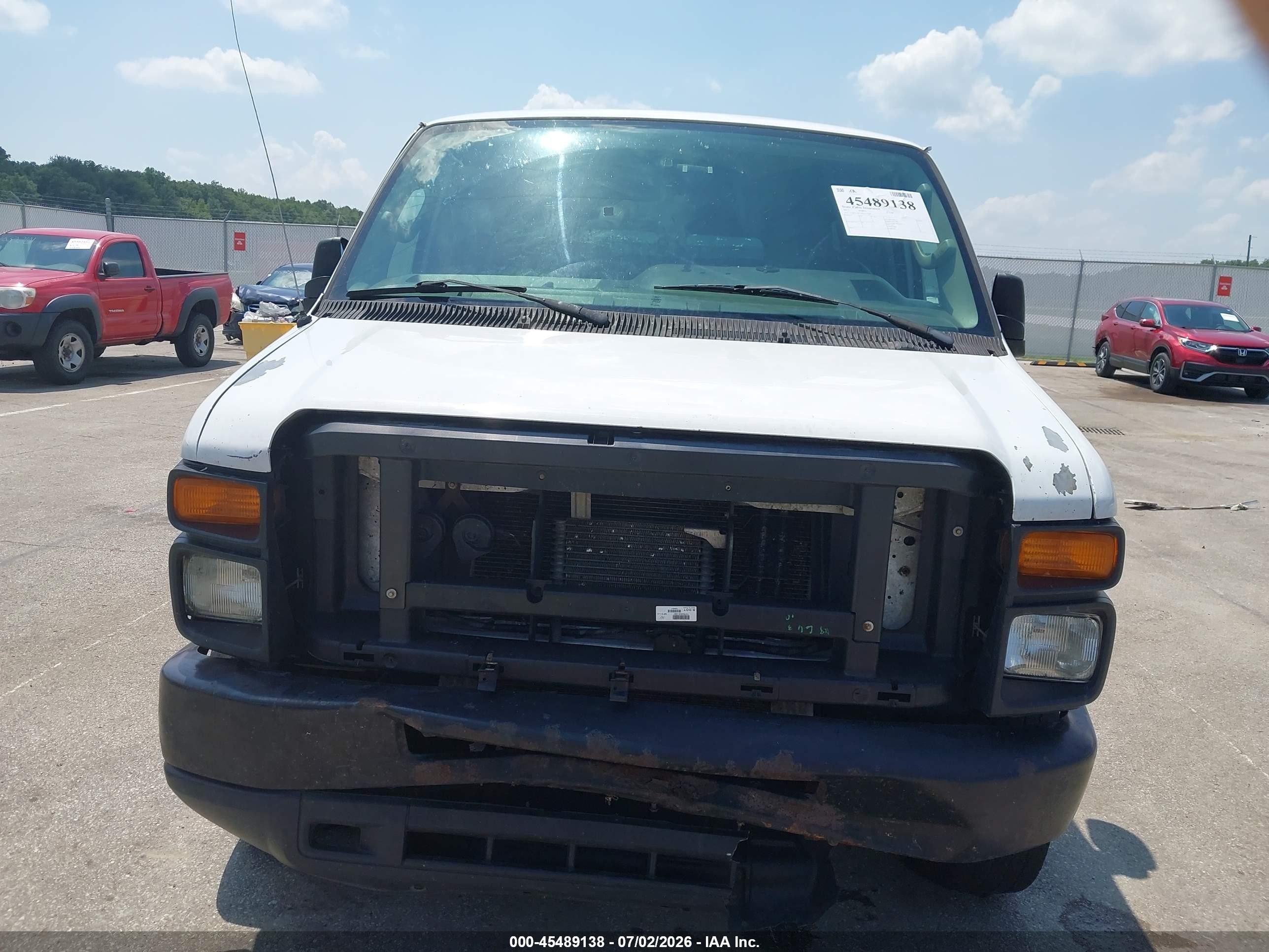 2013 Ford E-150 Xl/xlt White vin: 1FMNE1BL3DDA71708