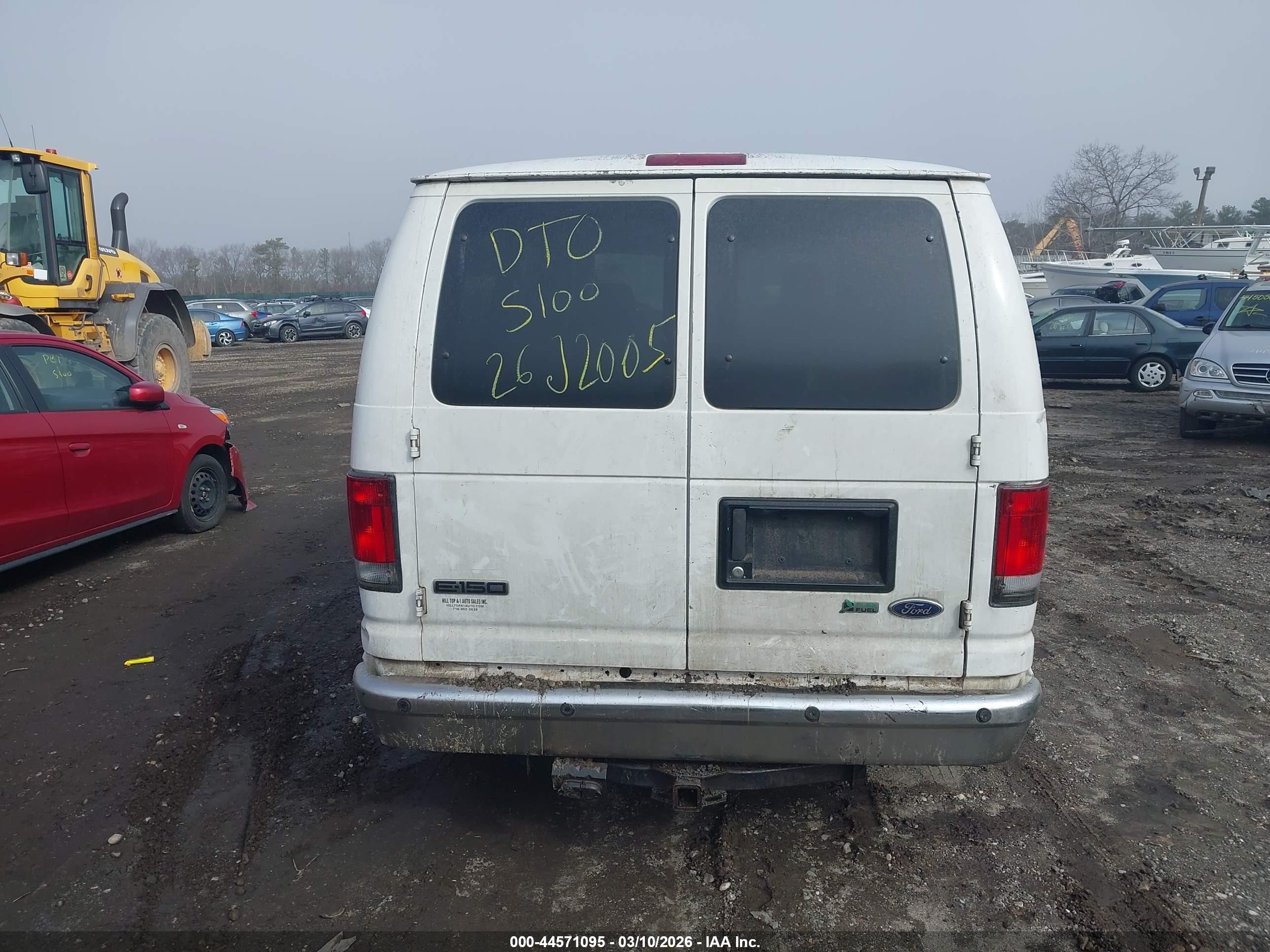 2013 Ford E-150 Xlt White vin: 1FMNE1BL9DDA91347