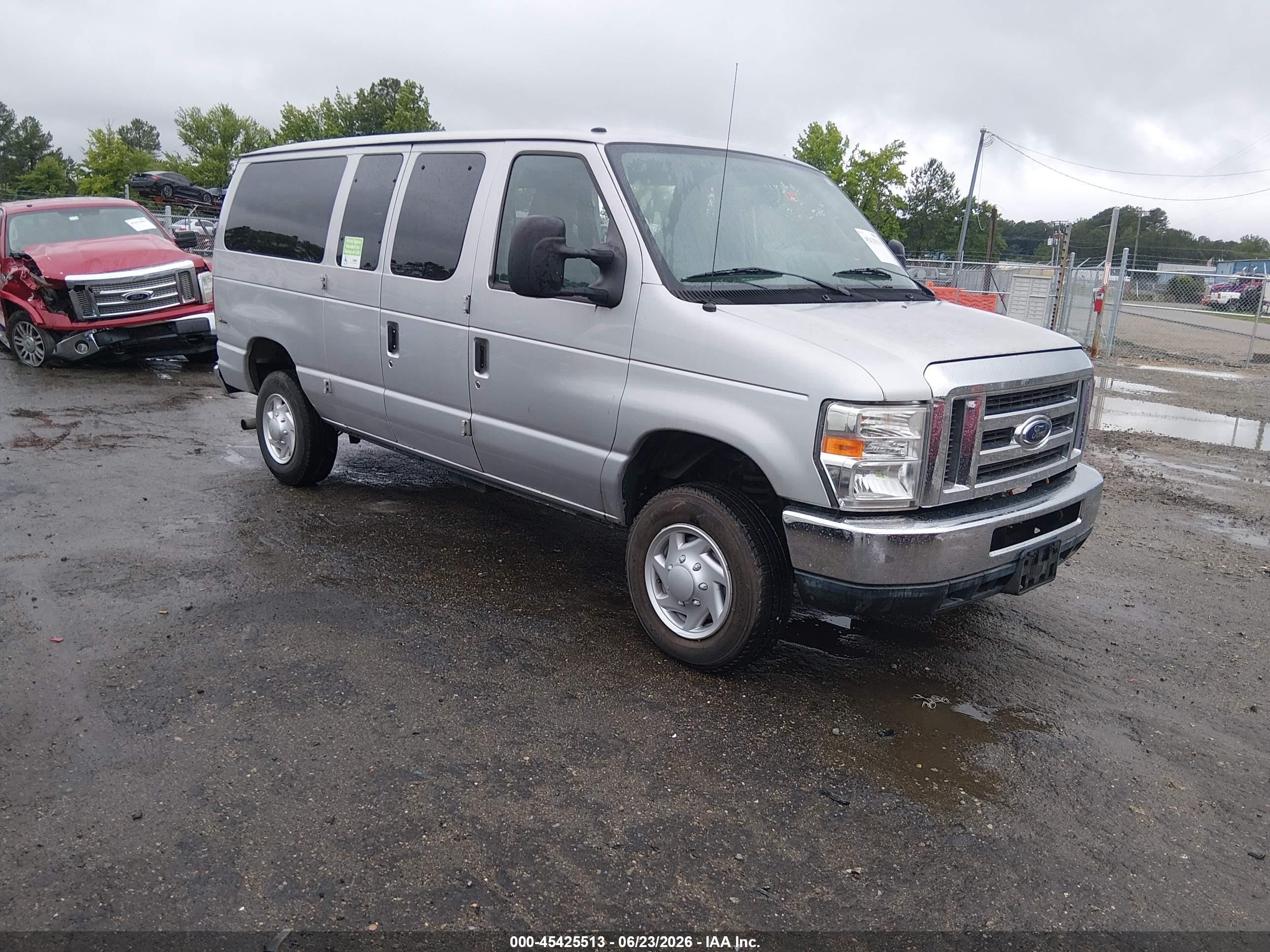 2012 Ford E-150 Xl/xlt Silver vin: 1FMNE1BLXCDA37327