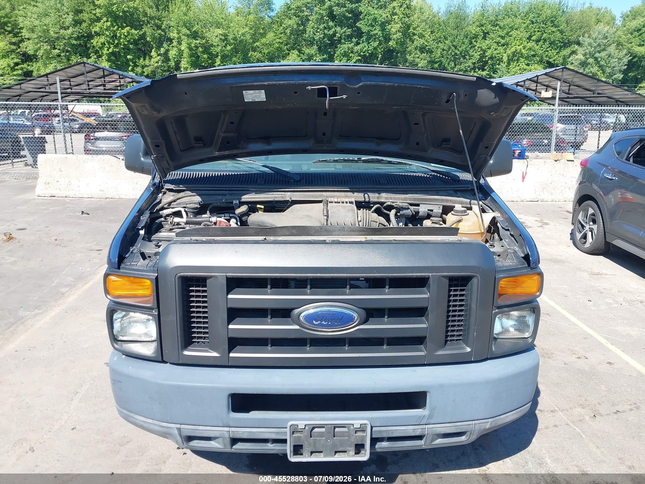 2011 Ford E-150 Xl/xlt Blue vin: 1FMNE1BW4BDB31308