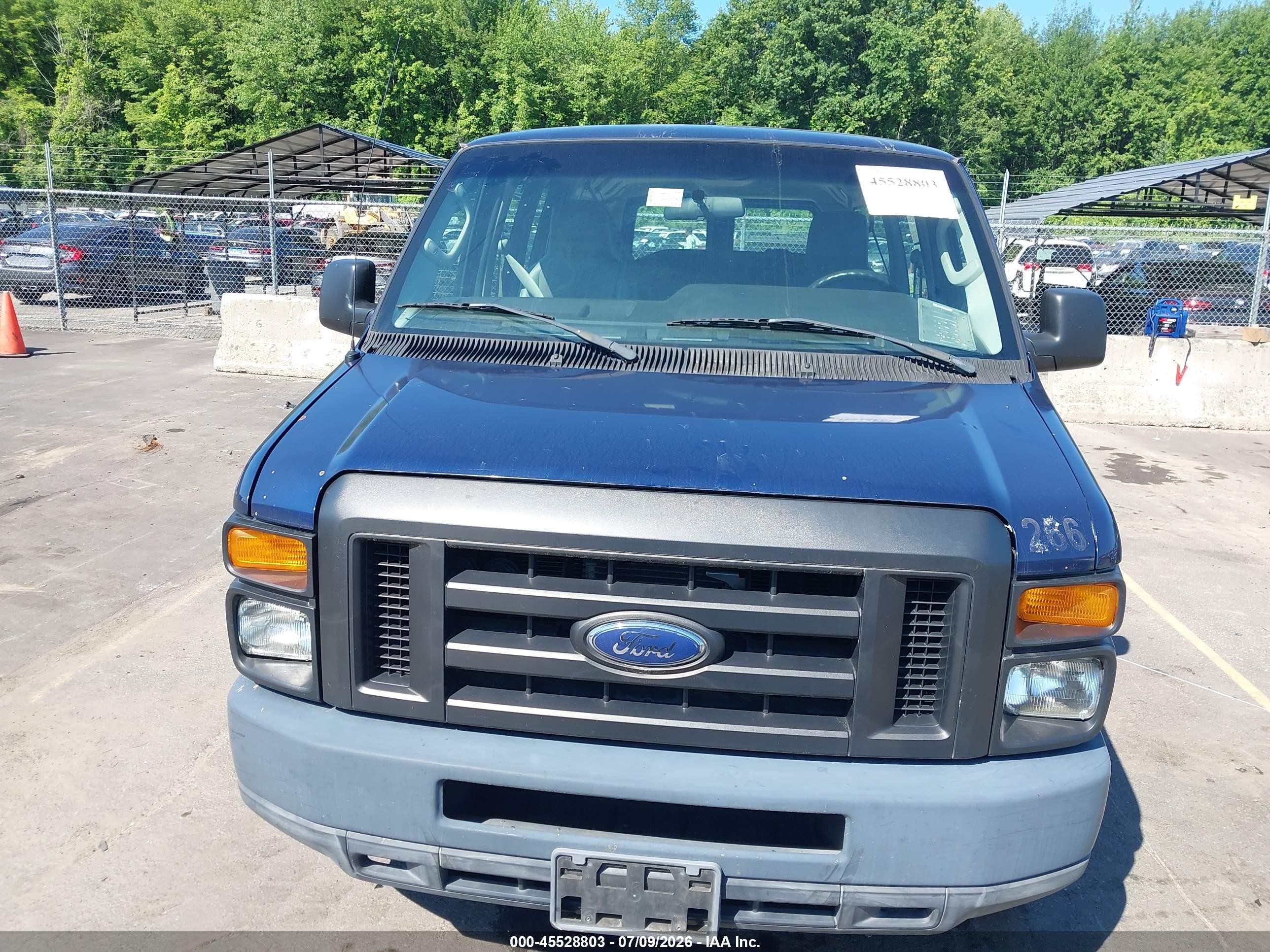 2011 Ford E-150 Xl/xlt Blue vin: 1FMNE1BW4BDB31308