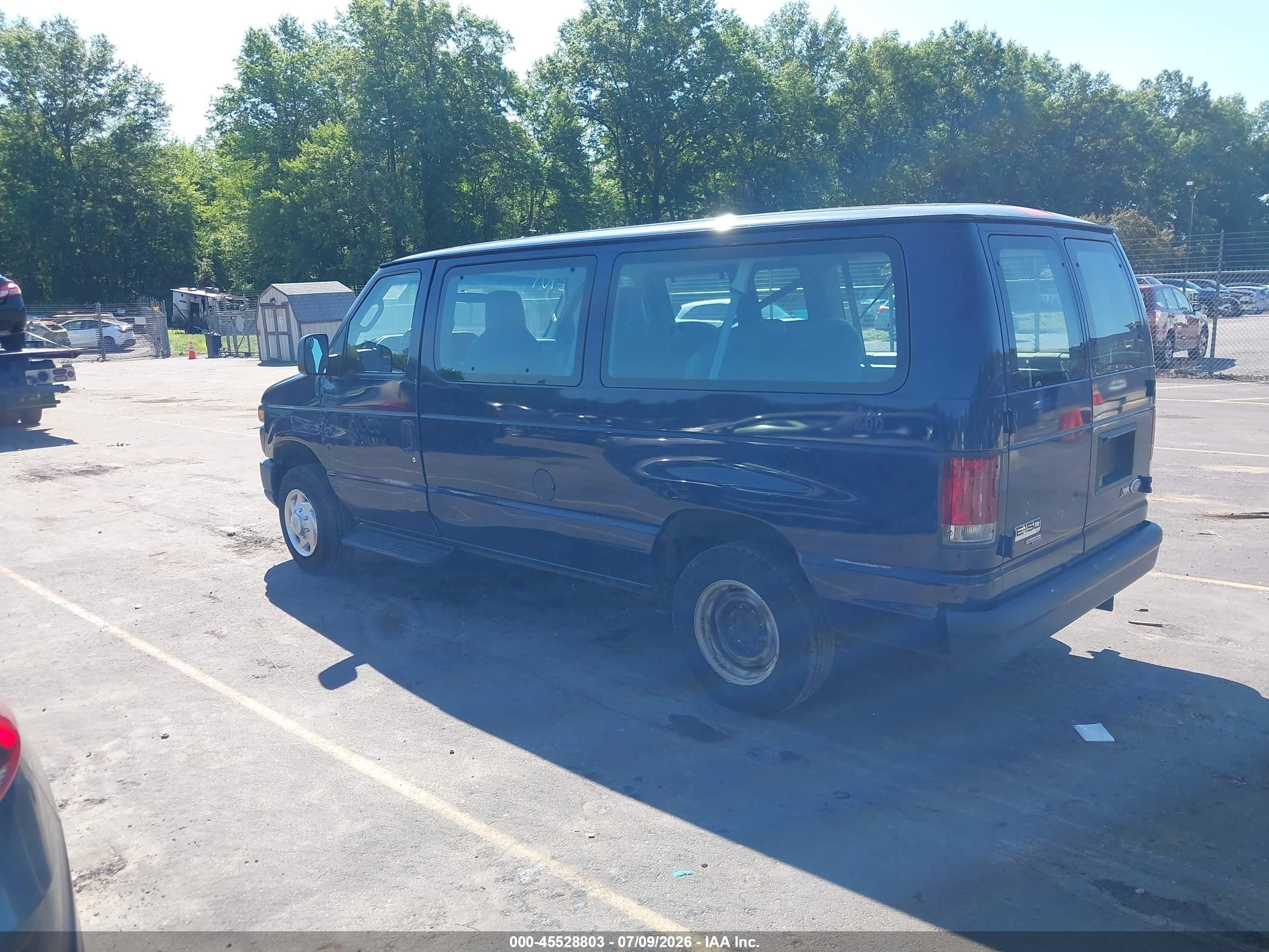 2011 Ford E-150 Xl/xlt Blue vin: 1FMNE1BW4BDB31308
