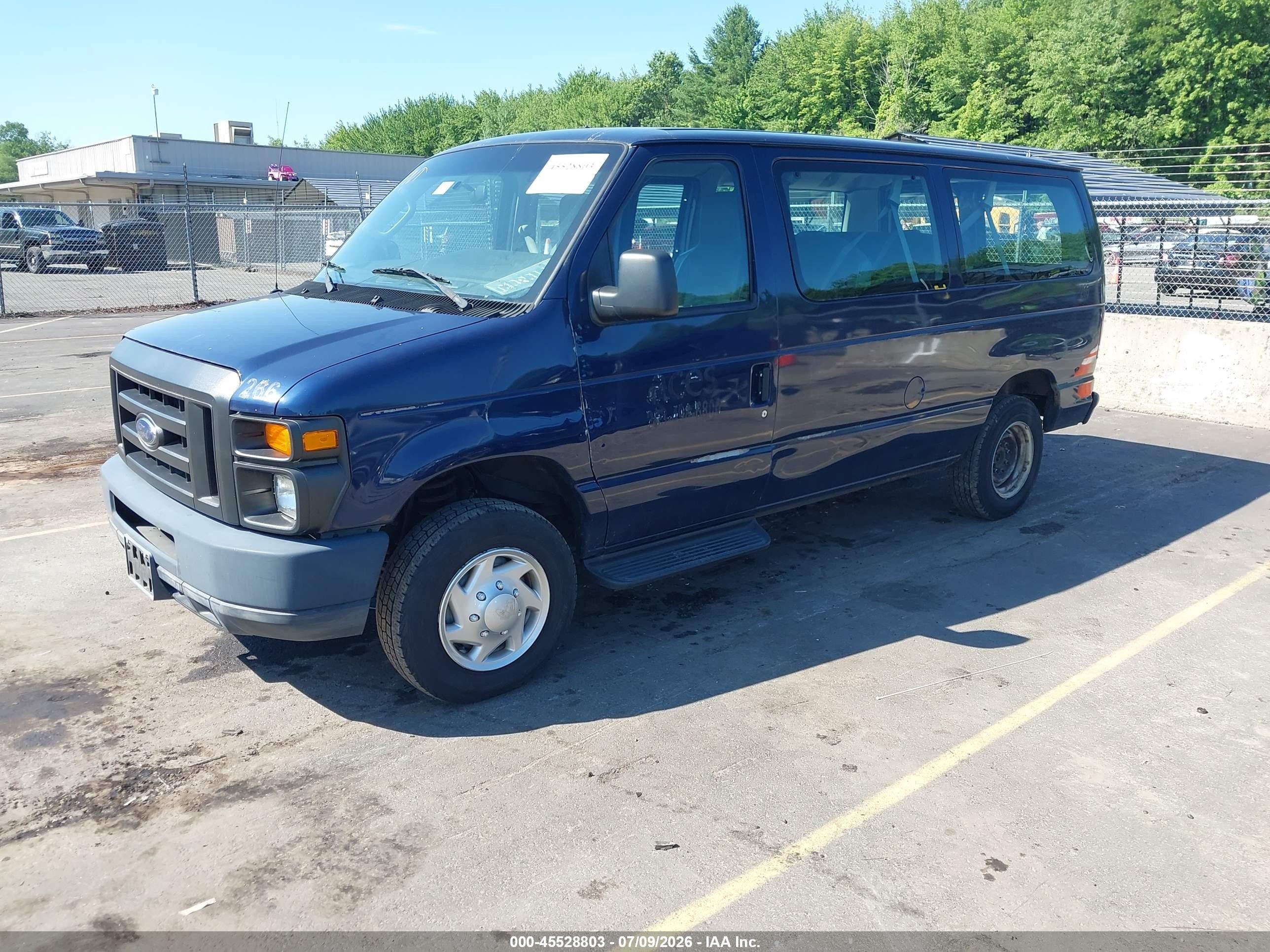 2011 Ford E-150 Xl/xlt Blue vin: 1FMNE1BW4BDB31308