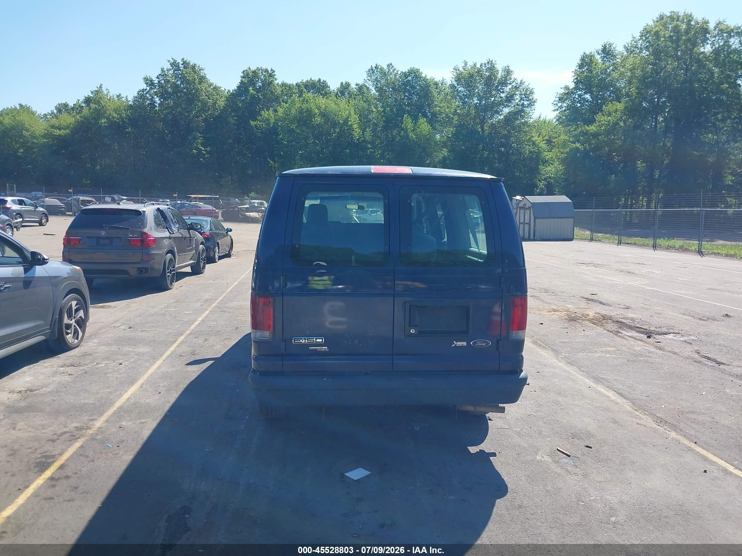2011 Ford E-150 Xl/xlt Blue vin: 1FMNE1BW4BDB31308