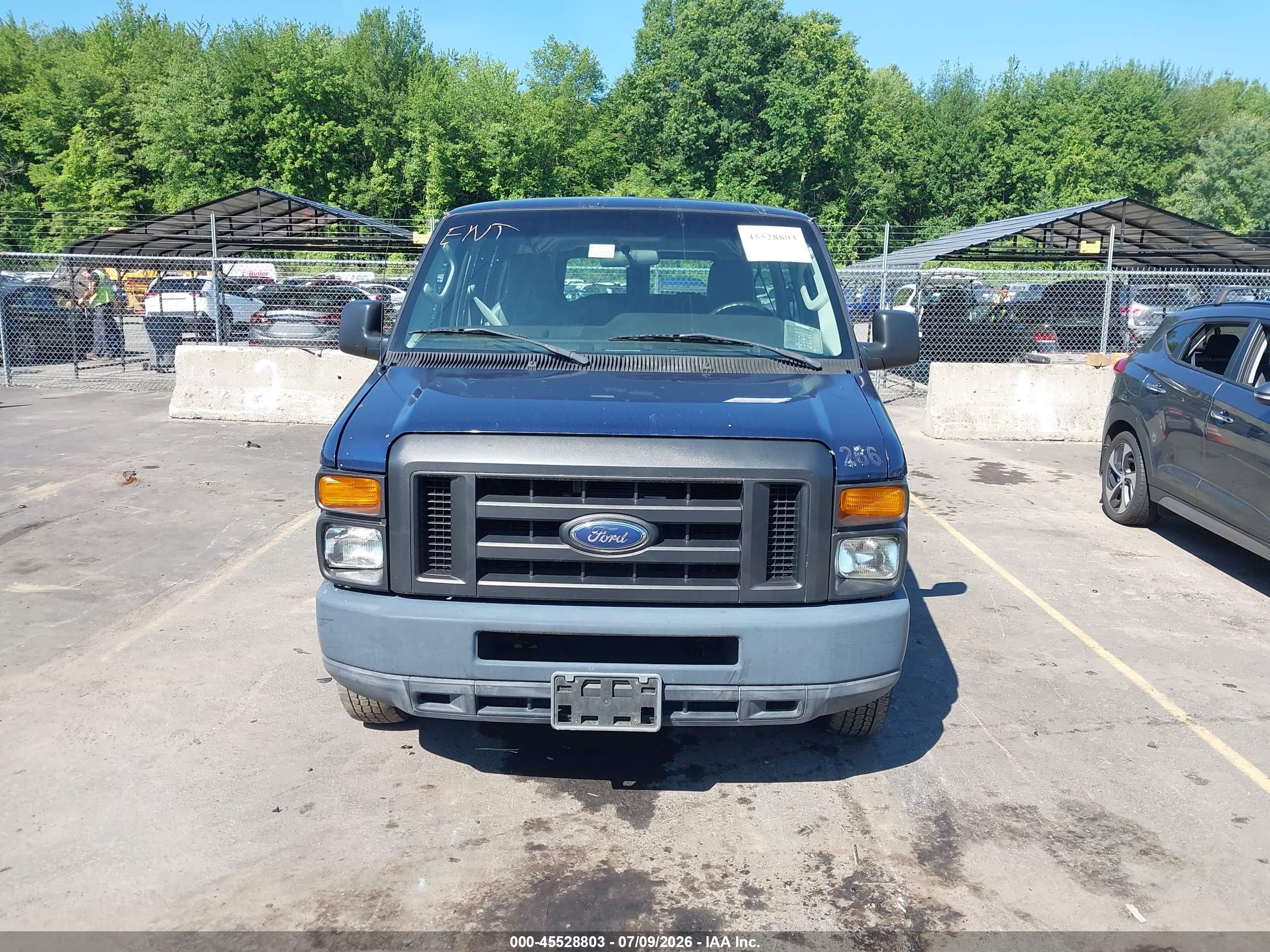 2011 Ford E-150 Xl/xlt Blue vin: 1FMNE1BW4BDB31308