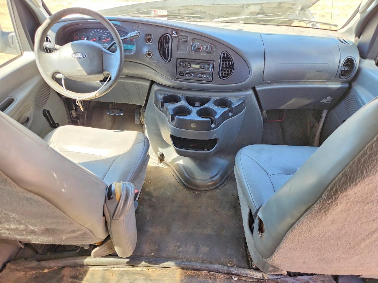 2006 Ford Econoline E350 Super Duty Wagon White vin: 1FMNE31L46HB42276