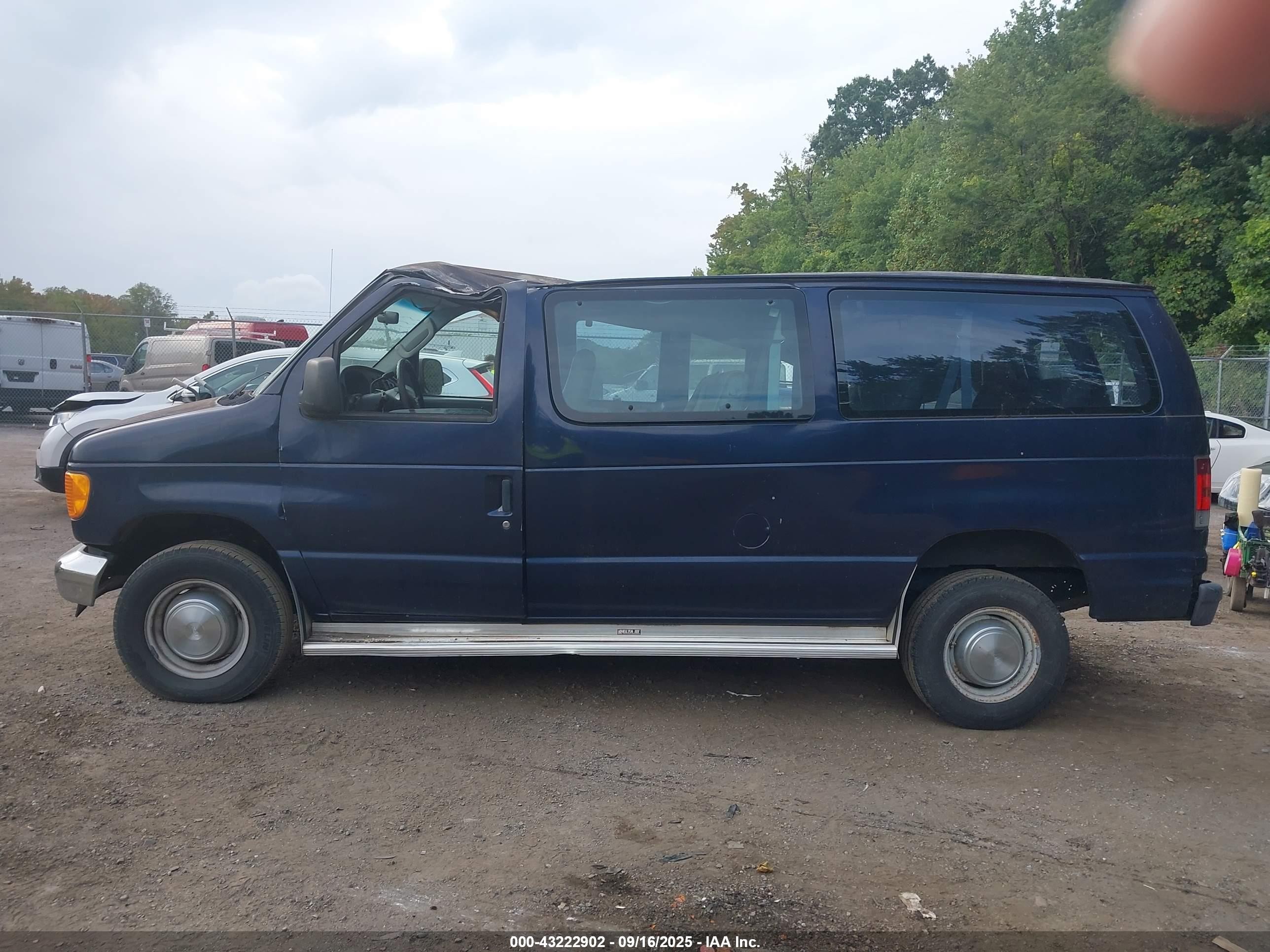 2004 Ford E-350 Super Duty Chateau/xl/xlt Navy vin: 1FMNE31L74HA09461