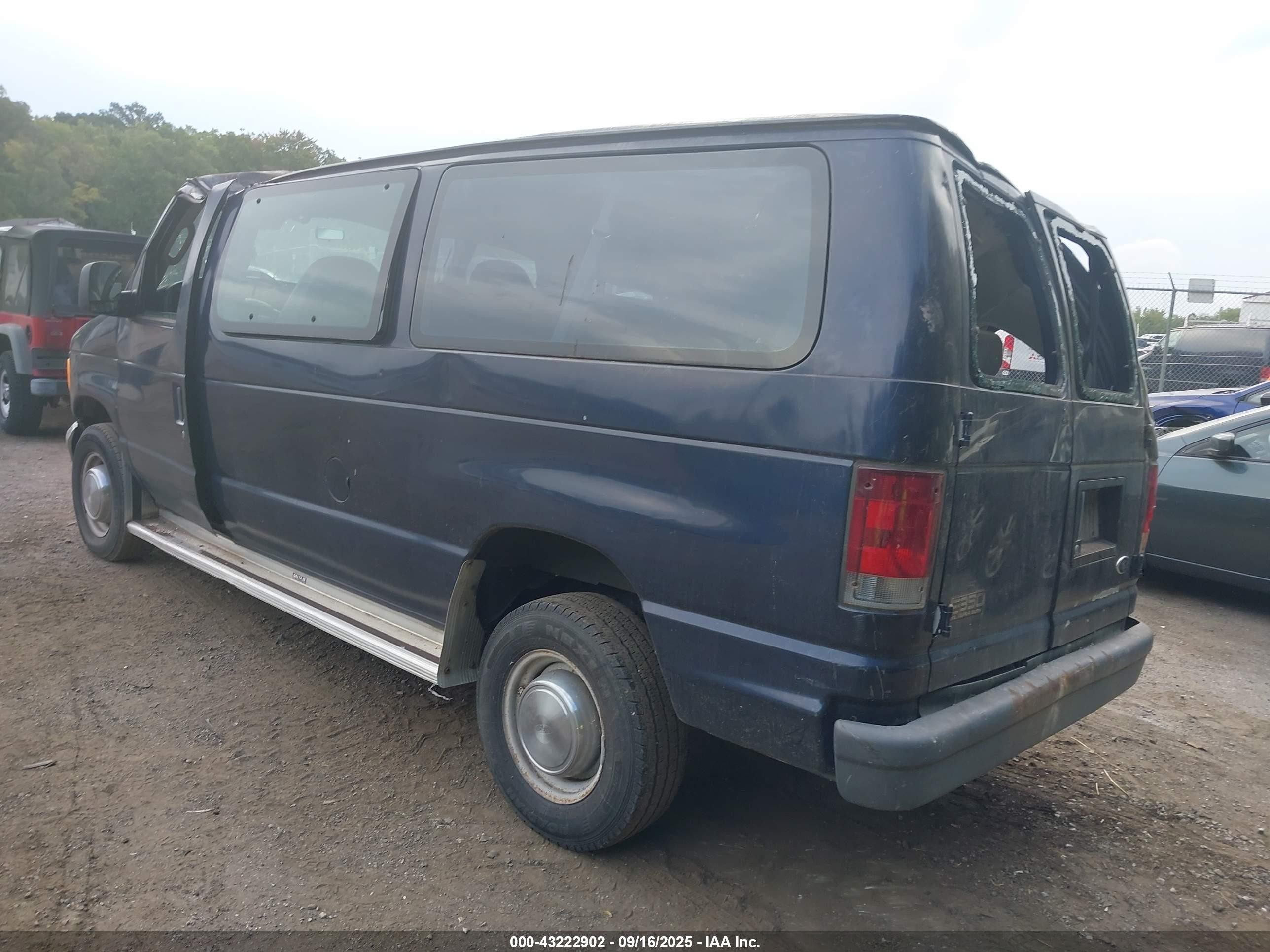 2004 Ford E-350 Super Duty Chateau/xl/xlt Navy vin: 1FMNE31L74HA09461
