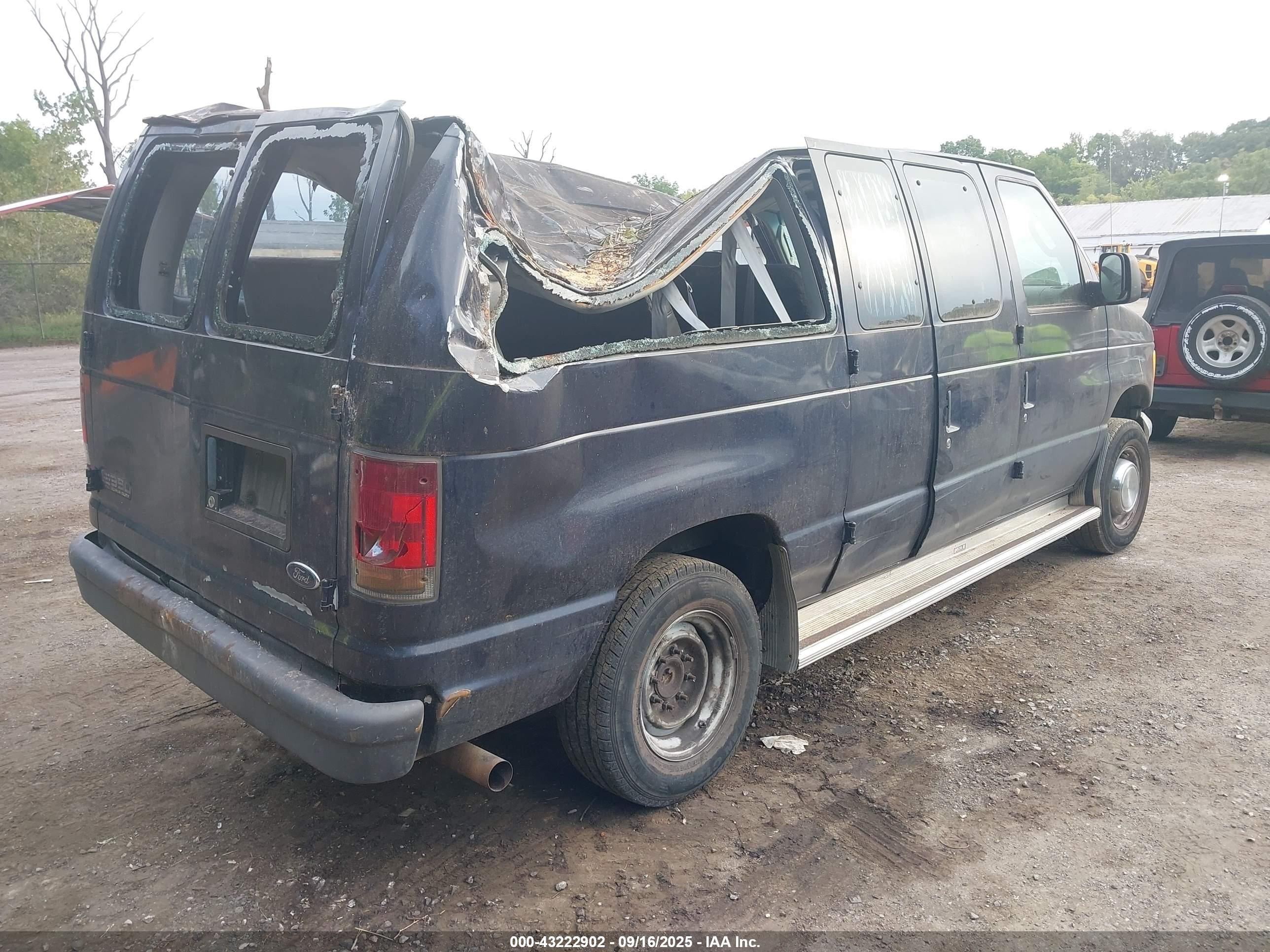 2004 Ford E-350 Super Duty Chateau/xl/xlt Navy vin: 1FMNE31L74HA09461