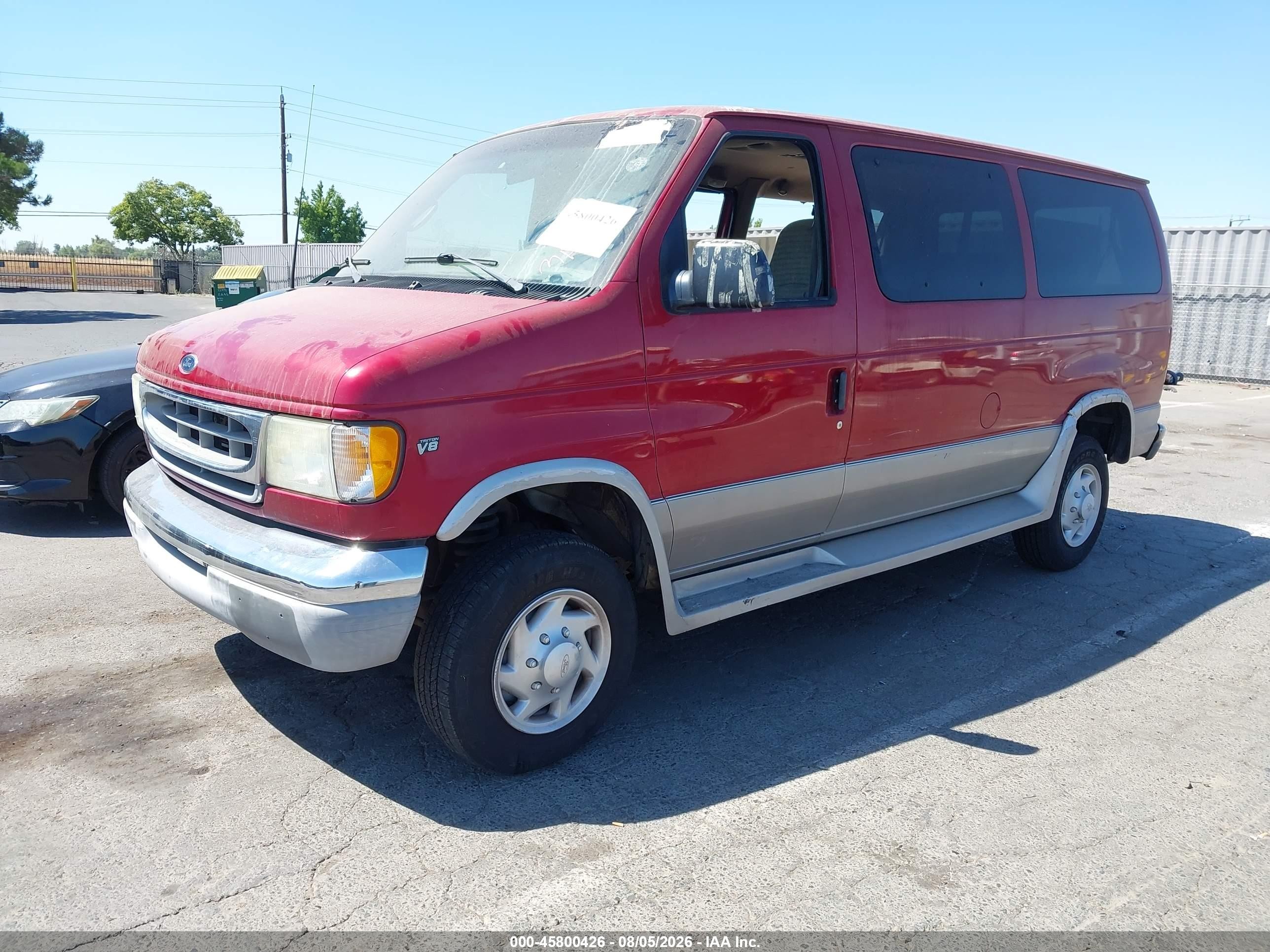 2001 Ford E-350 Super Duty Xl/xlt Red vin: 1FMNE31LX1HB69510