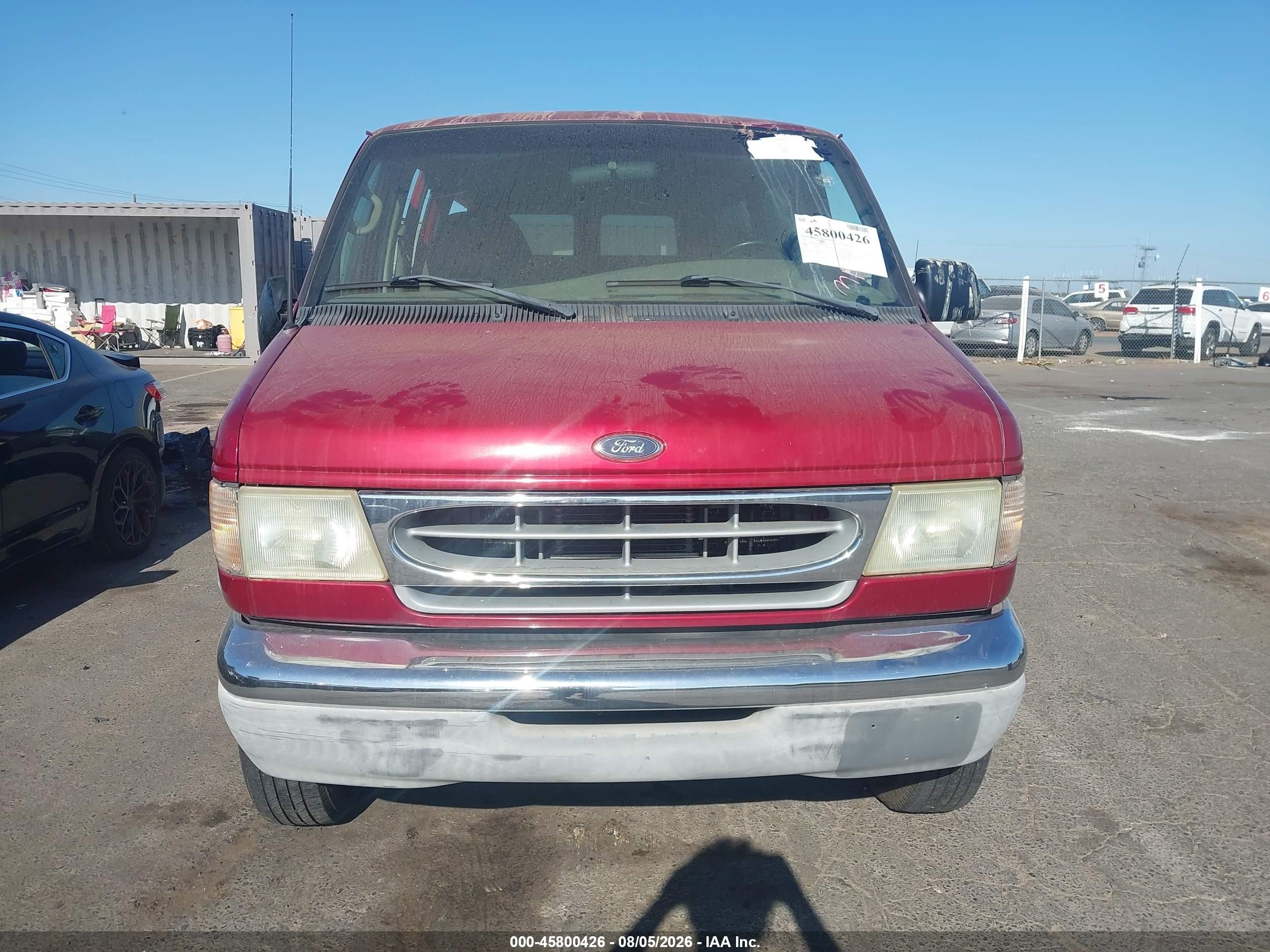 2001 Ford E-350 Super Duty Xl/xlt Red vin: 1FMNE31LX1HB69510