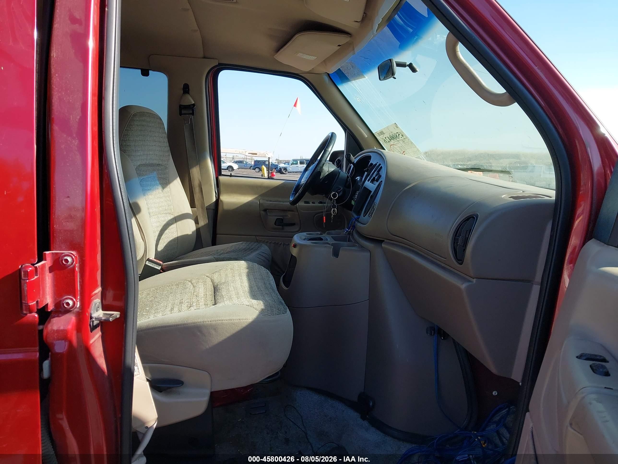 2001 Ford E-350 Super Duty Xl/xlt Red vin: 1FMNE31LX1HB69510