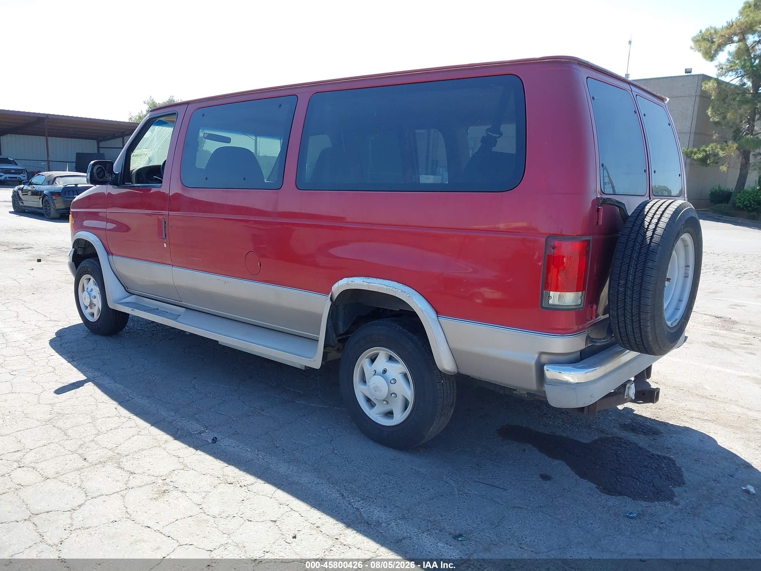 2001 Ford E-350 Super Duty Xl/xlt Red vin: 1FMNE31LX1HB69510