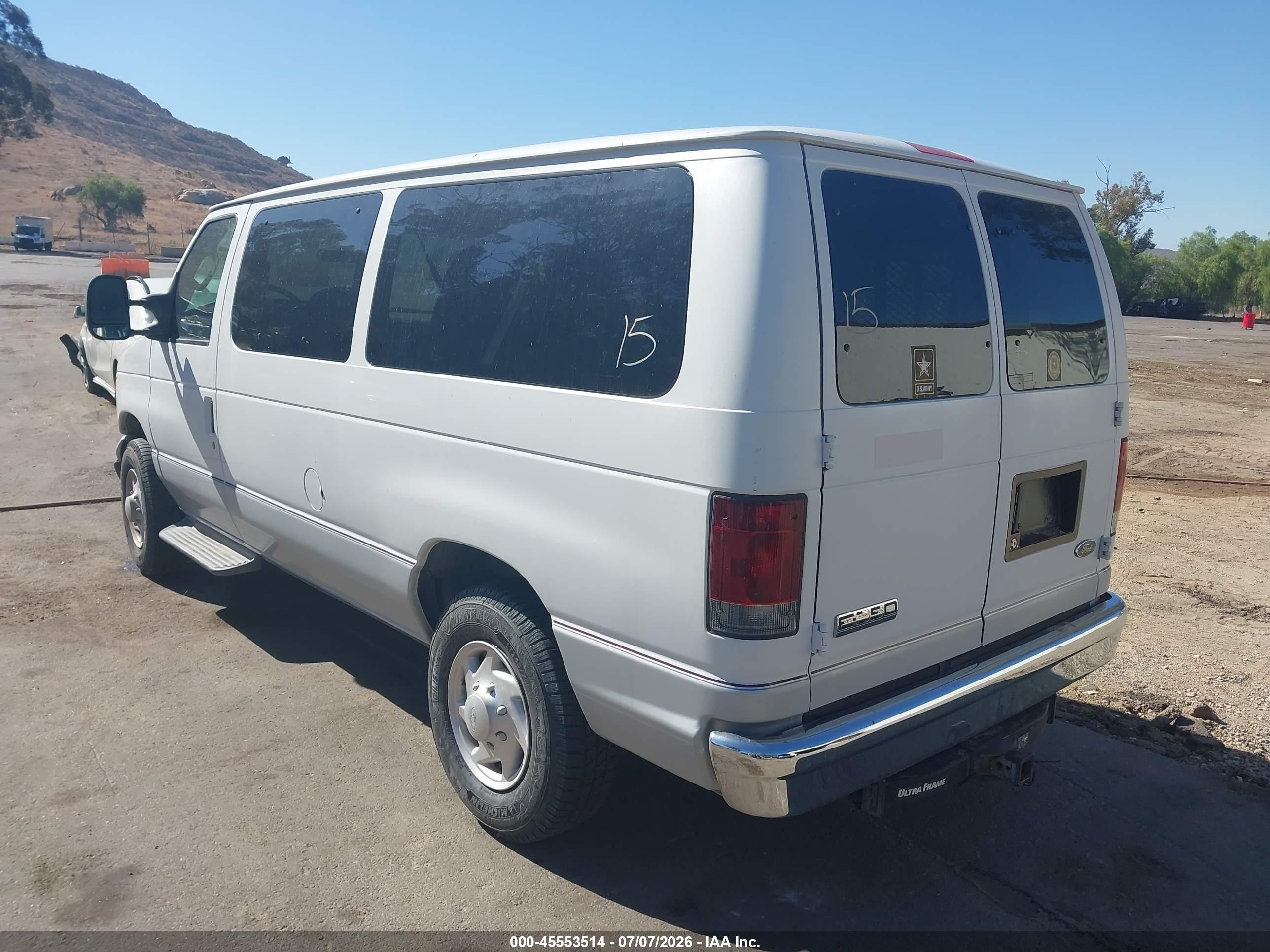 2006 Ford E-350 Super Duty Chateau/xl/xlt White vin: 1FMNE31P36HA52782