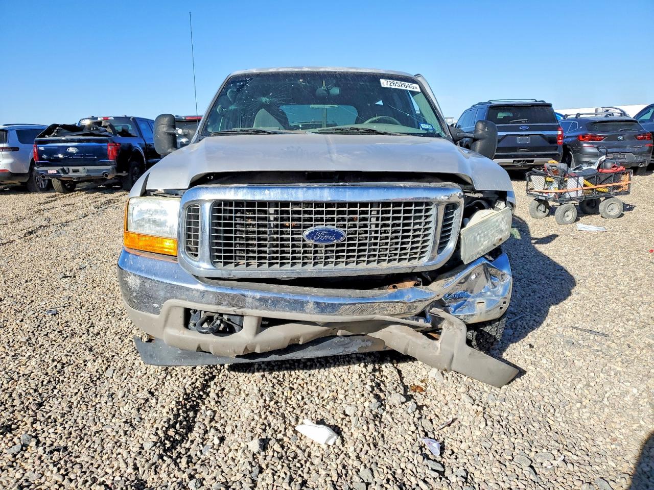2000 Ford Excursion Xlt Серебряный vin: 1FMNU40FXYEC87301