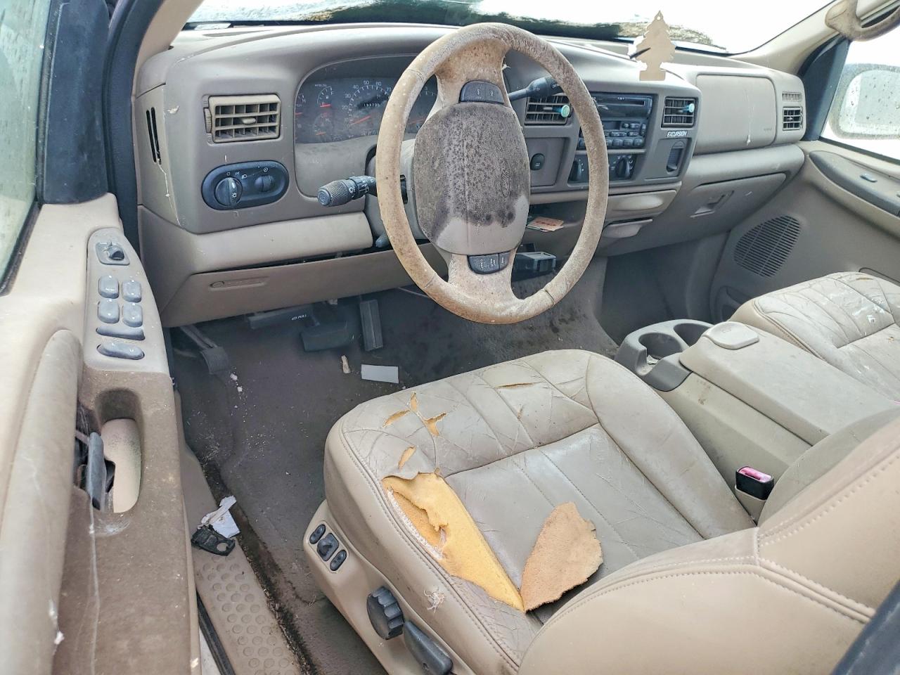 2000 Ford Excursion Xlt White vin: 1FMNU40L3YEA95613