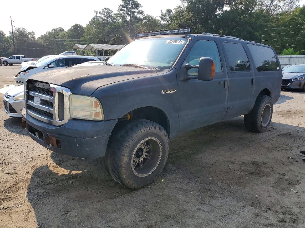 2005 Ford Excursion Xlt Black vin: 1FMNU40L65EB25750