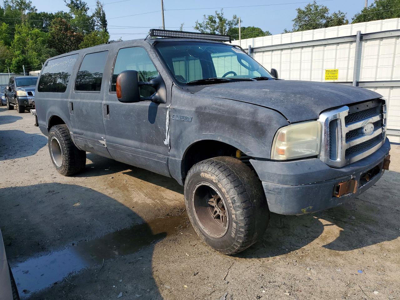 2005 Ford Excursion Xlt Black vin: 1FMNU40L65EB25750