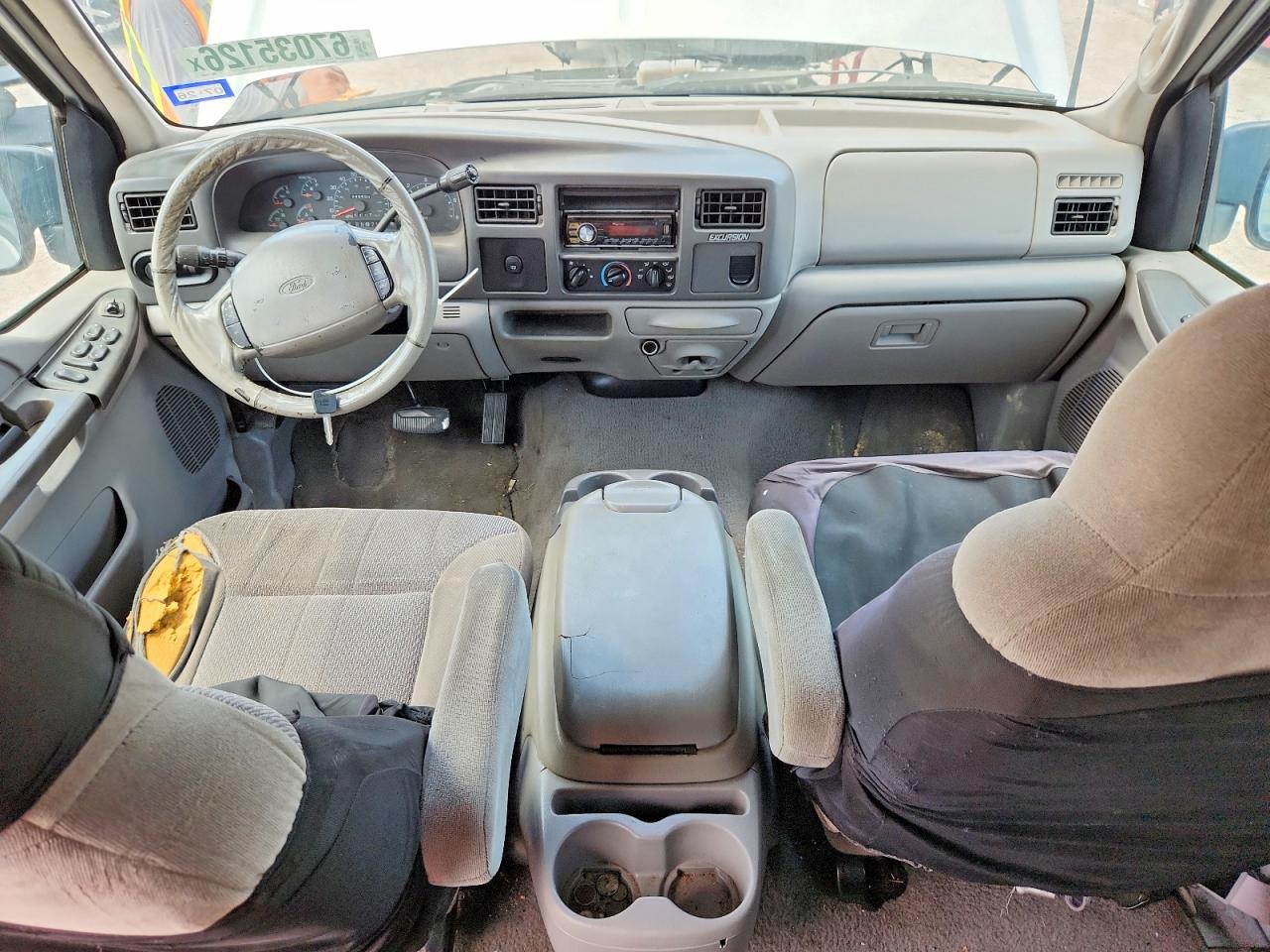 2001 Ford Excursion Xlt Silver vin: 1FMNU40L71EB38386