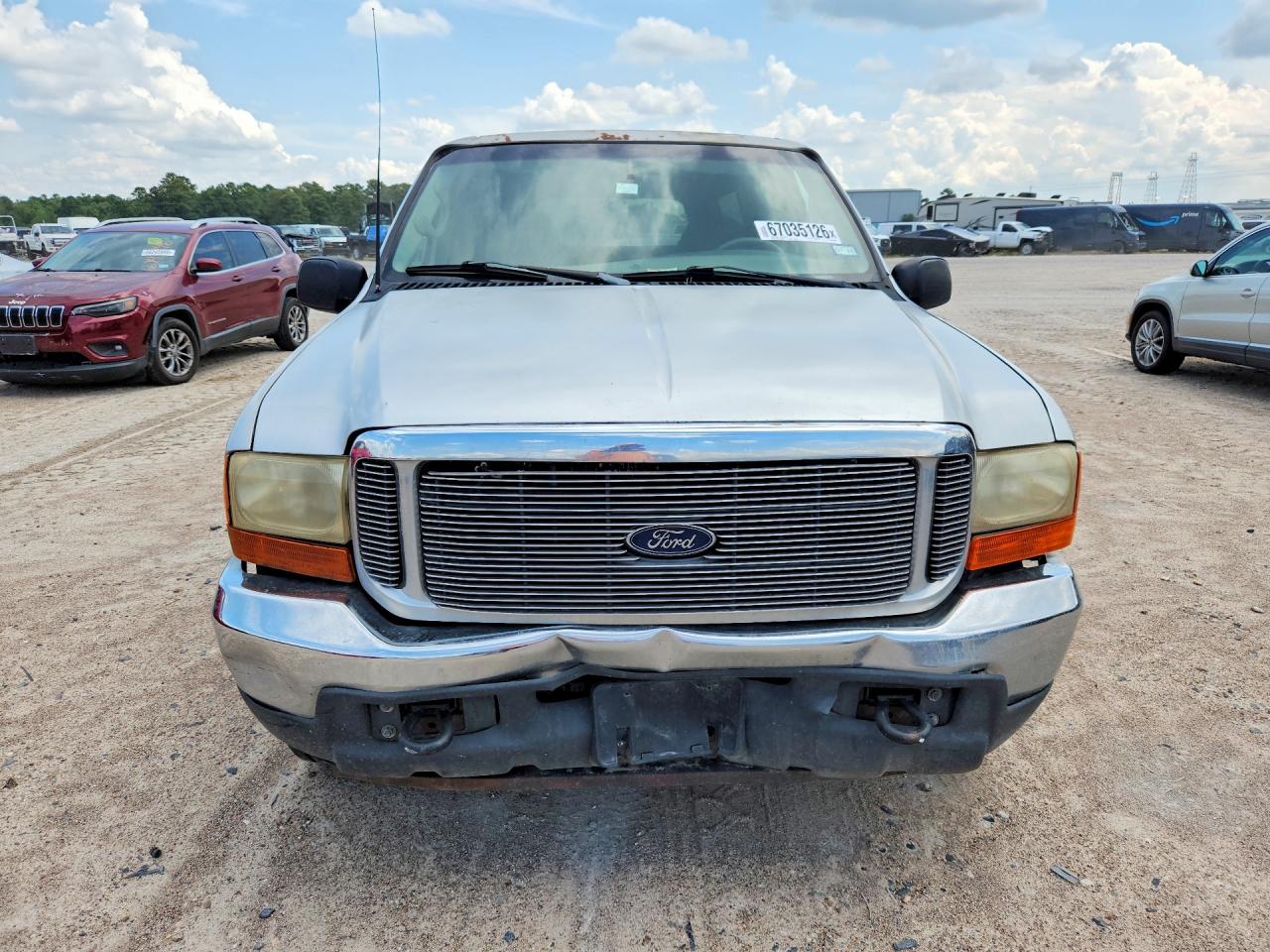 2001 Ford Excursion Xlt Silver vin: 1FMNU40L71EB38386