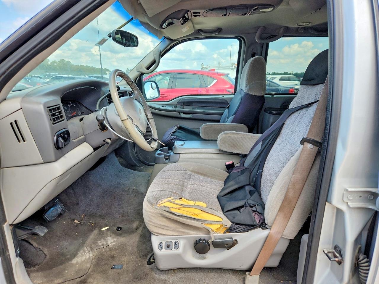 2001 Ford Excursion Xlt Silver vin: 1FMNU40L71EB38386