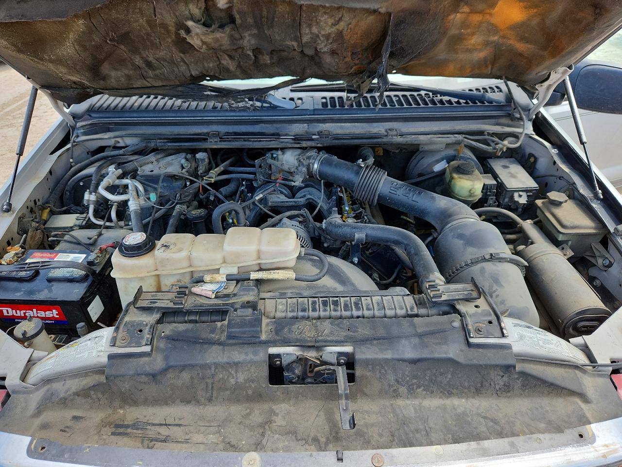 2001 Ford Excursion Xlt Silver vin: 1FMNU40L71EB38386