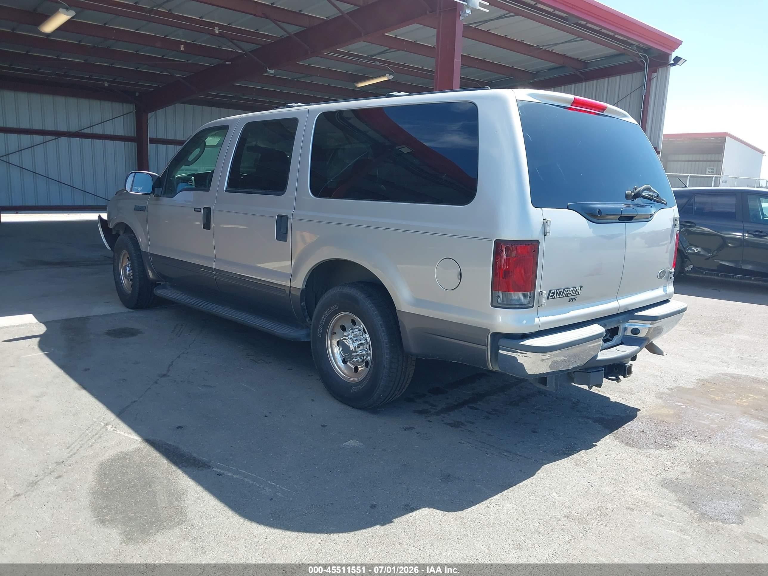 2004 Ford Excursion Xls/xlt Silver vin: 1FMNU40LX4EB01854