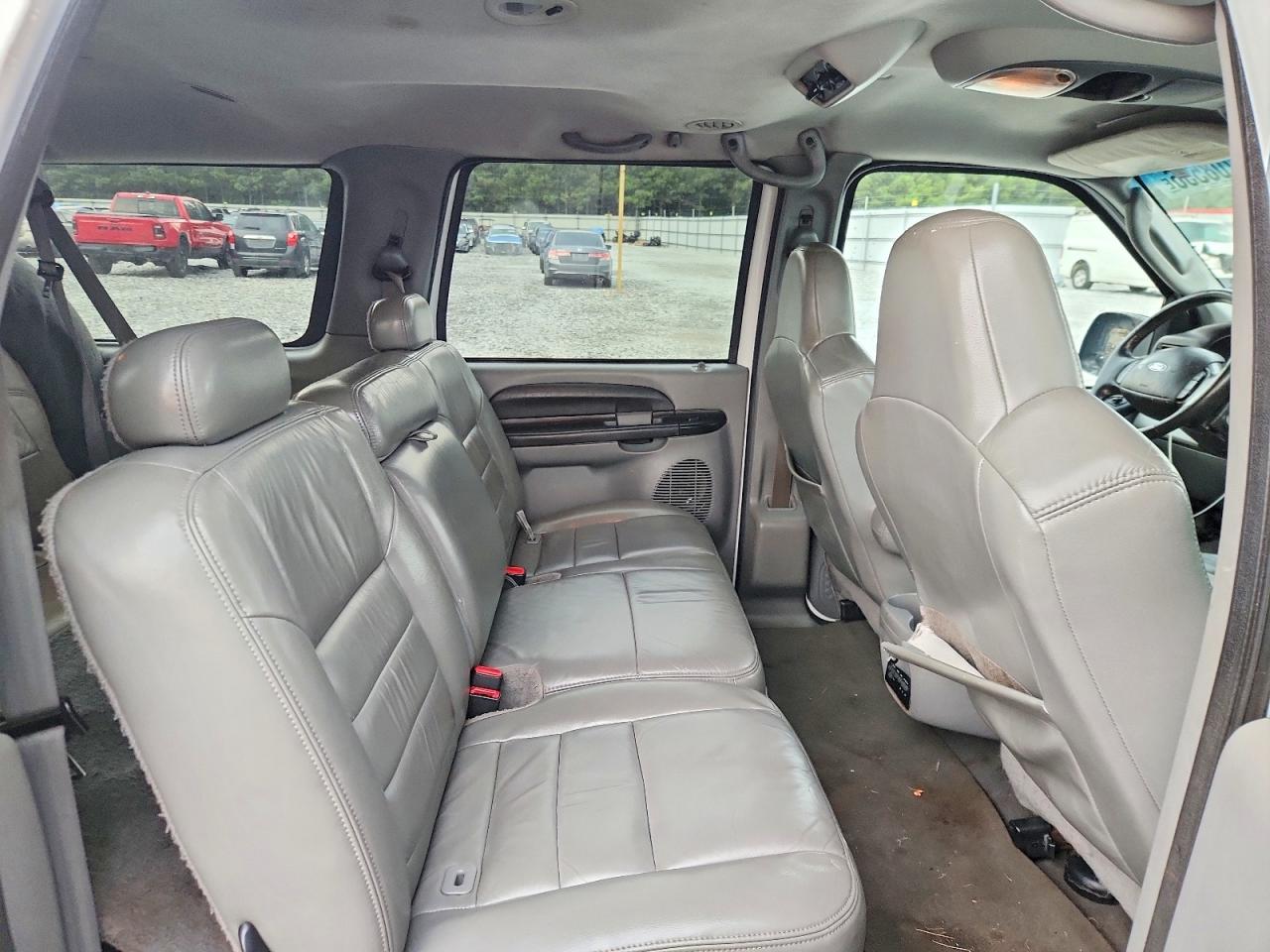 2005 Ford Excursion Xlt White vin: 1FMNU40S05EB81738
