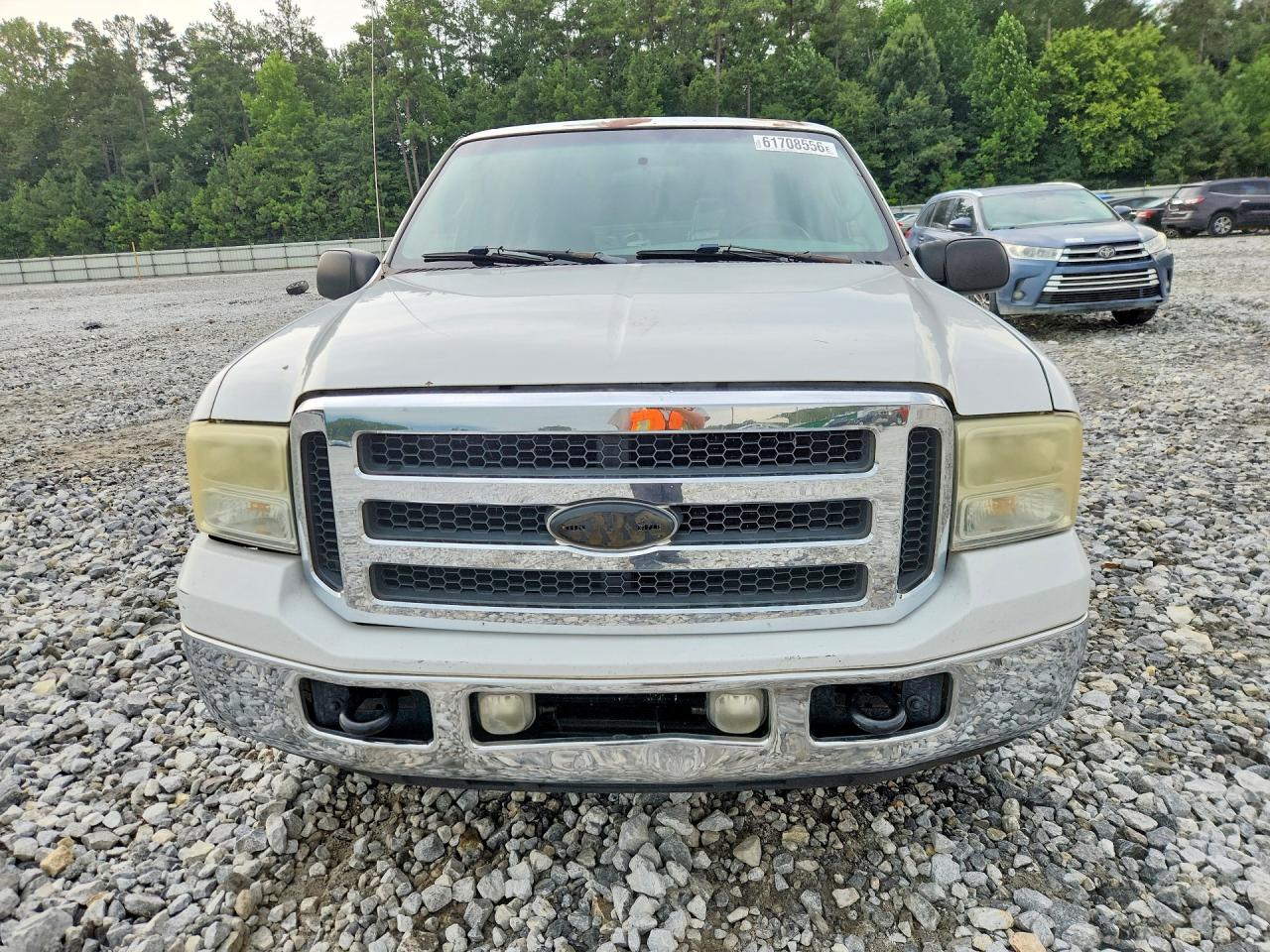 2005 Ford Excursion Xlt White vin: 1FMNU40S05EB81738