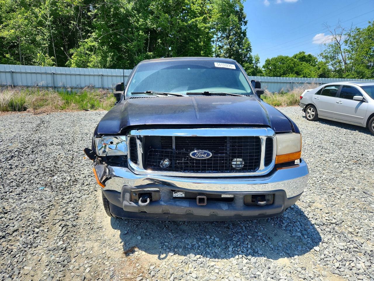 2000 Ford Excursion Xlt Blue vin: 1FMNU40S1YEB26168