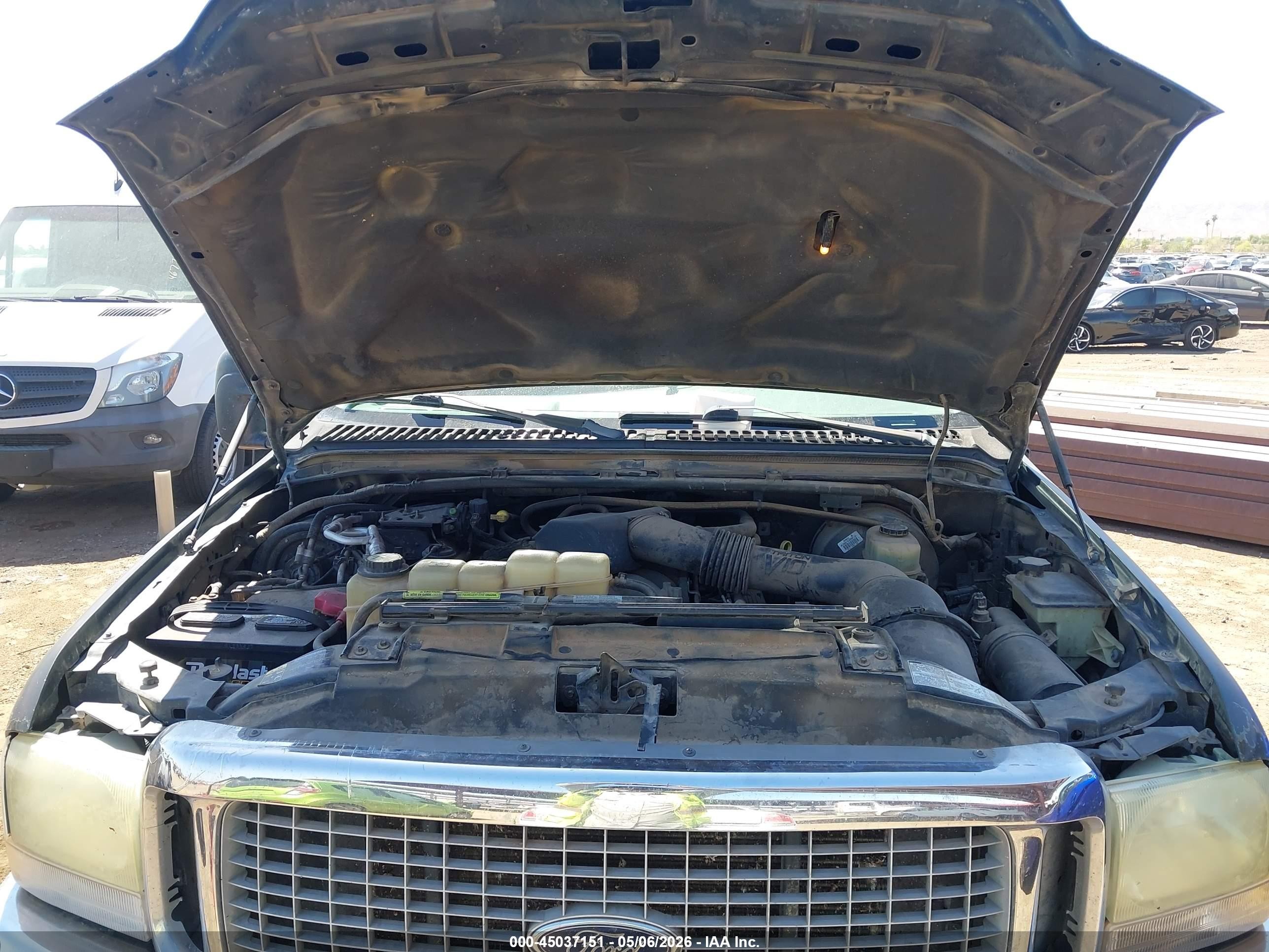 2002 Ford Excursion Xlt Gray vin: 1FMNU40S32EB07774