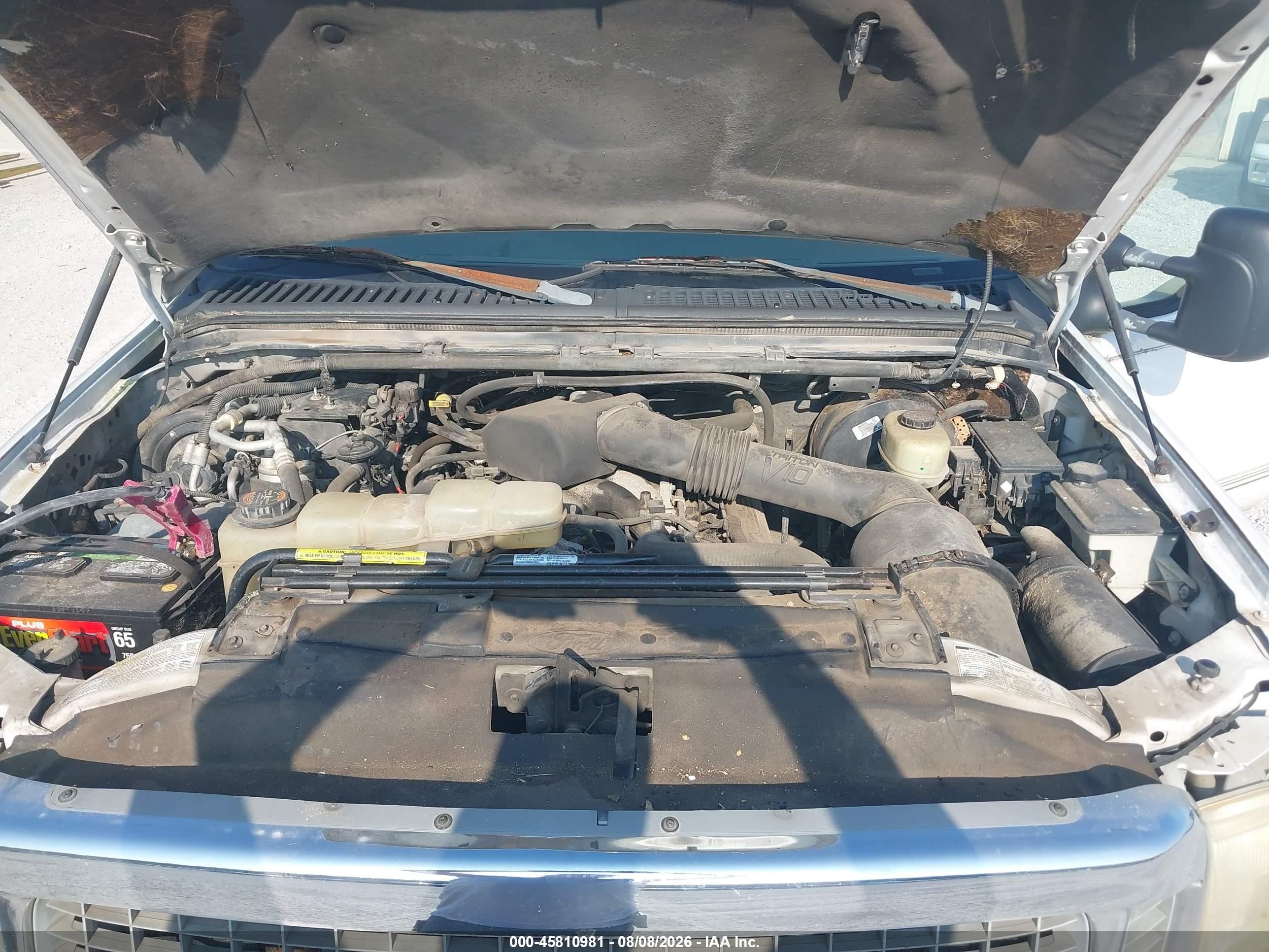 2000 Ford Excursion Xlt White vin: 1FMNU40S5YEB26285