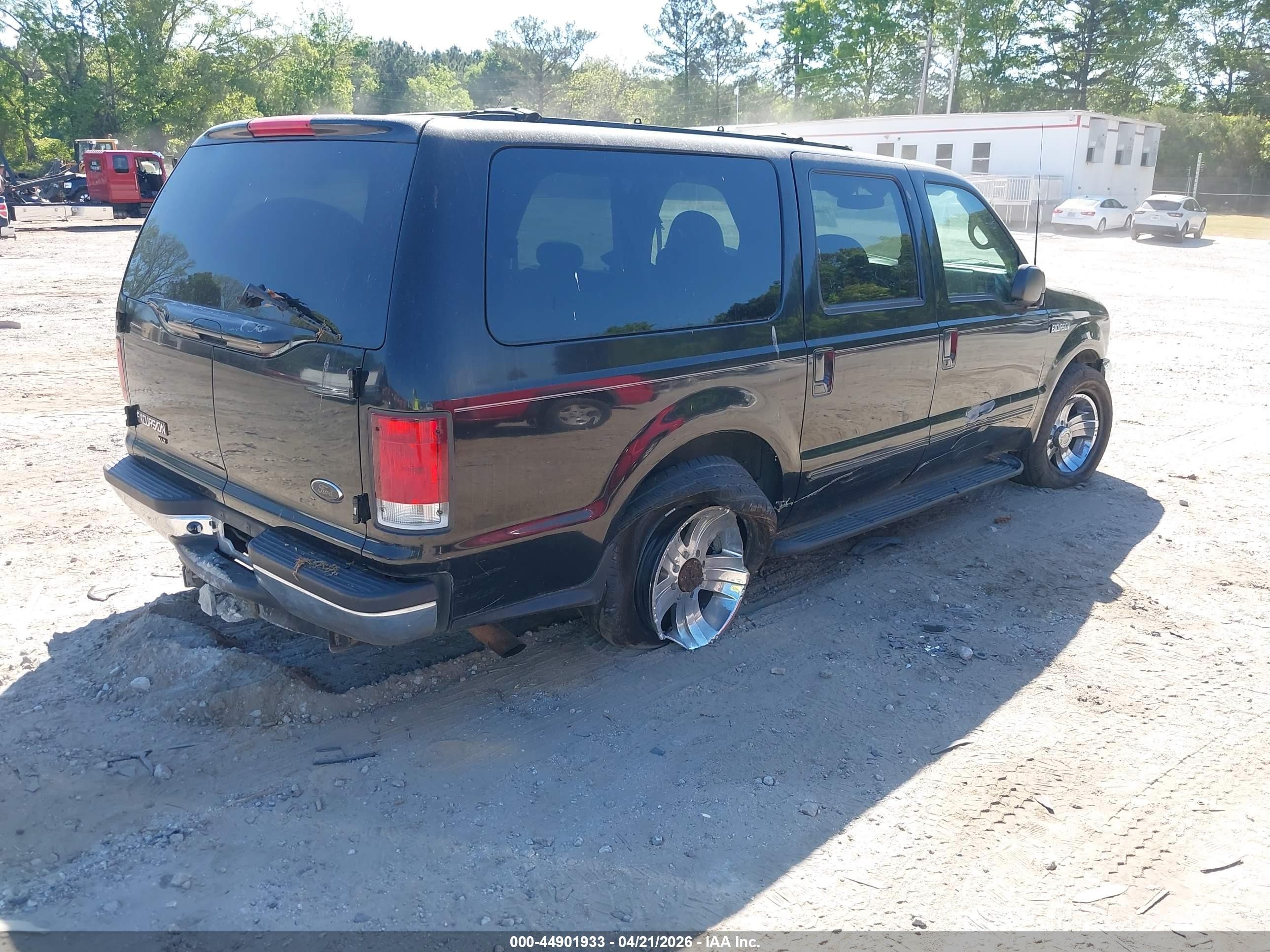 2000 Ford Excursion Xlt Black vin: 1FMNU40S7YED27962