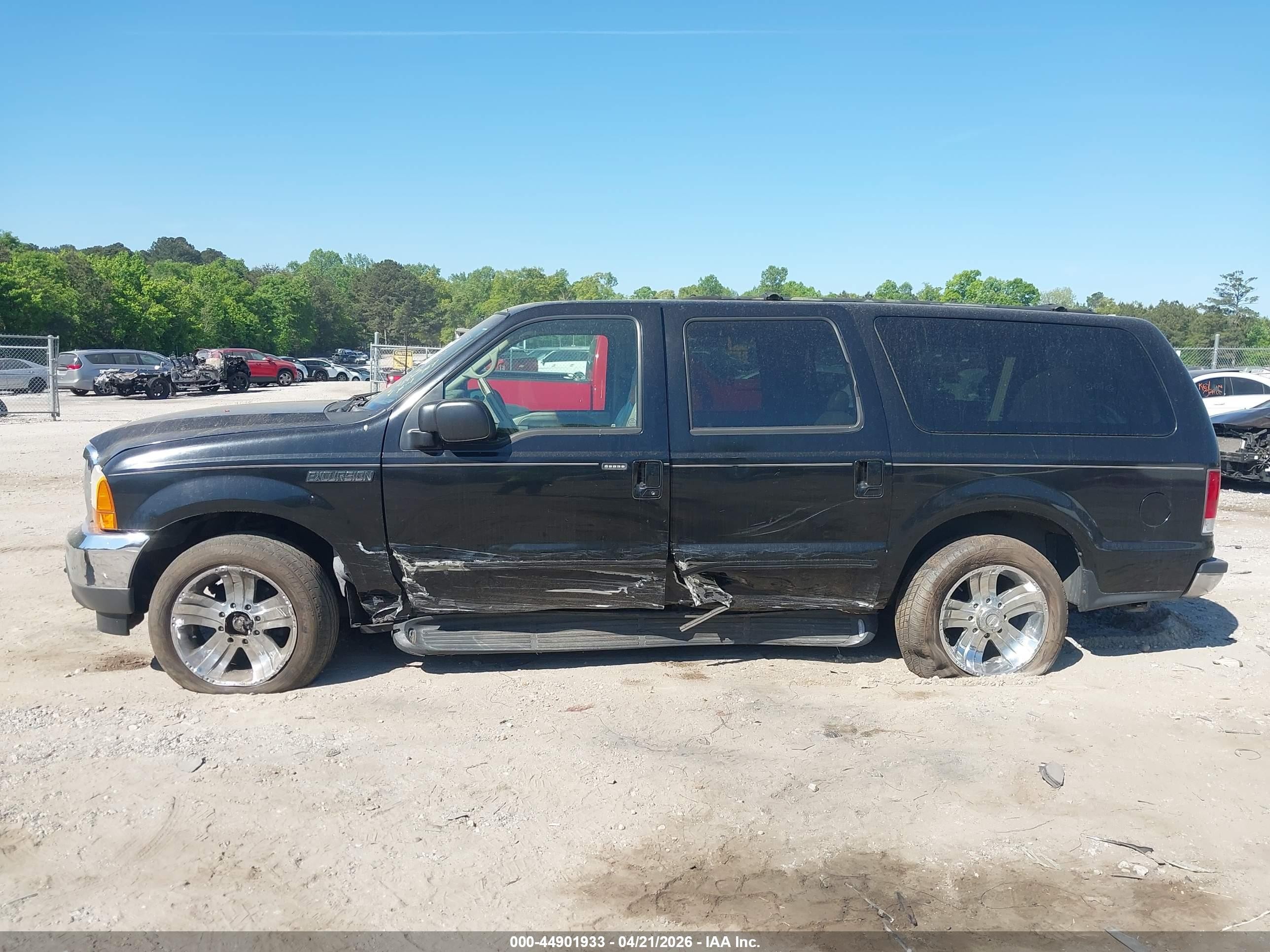 2000 Ford Excursion Xlt Black vin: 1FMNU40S7YED27962