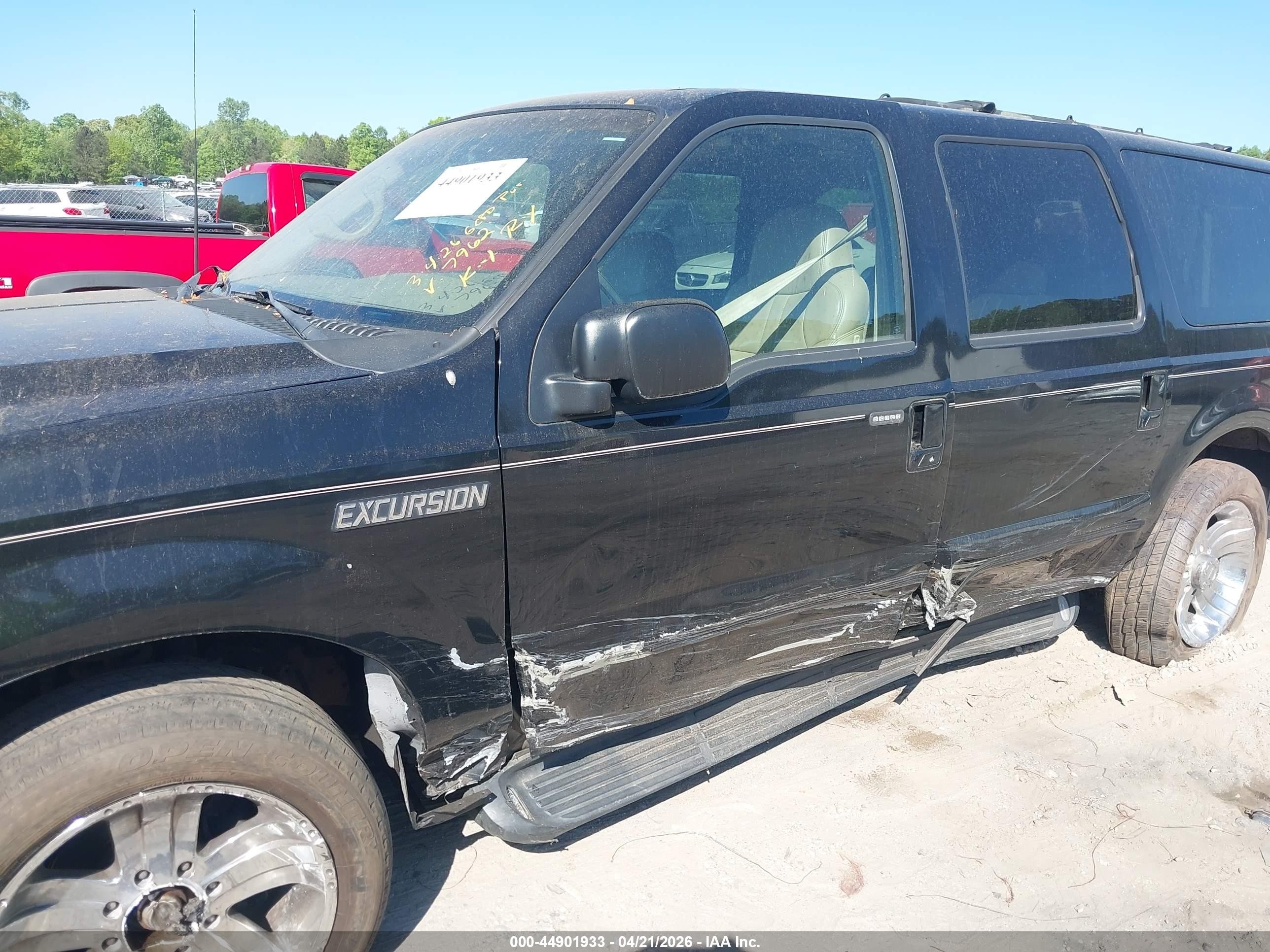 2000 Ford Excursion Xlt Black vin: 1FMNU40S7YED27962