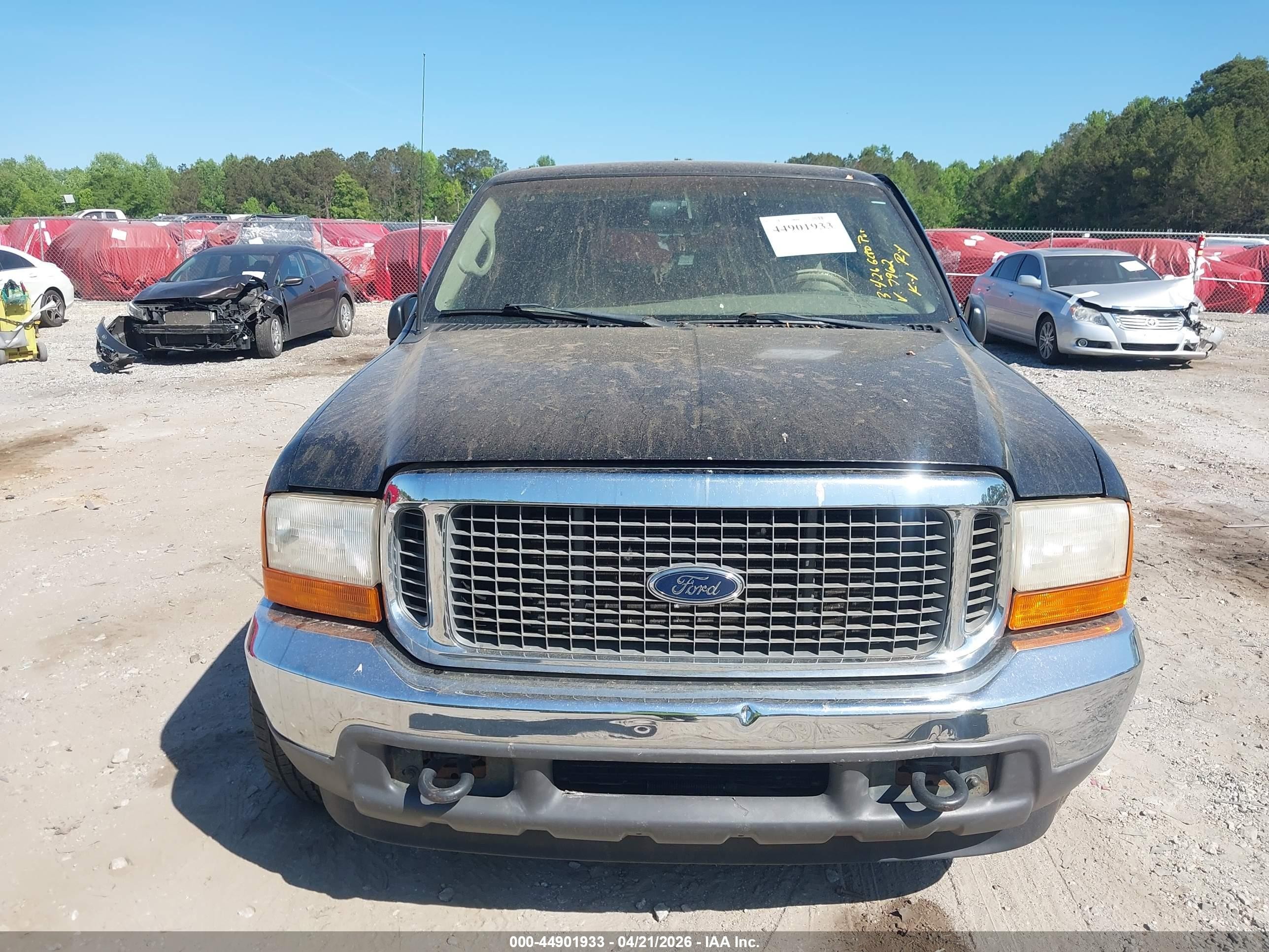 2000 Ford Excursion Xlt Black vin: 1FMNU40S7YED27962