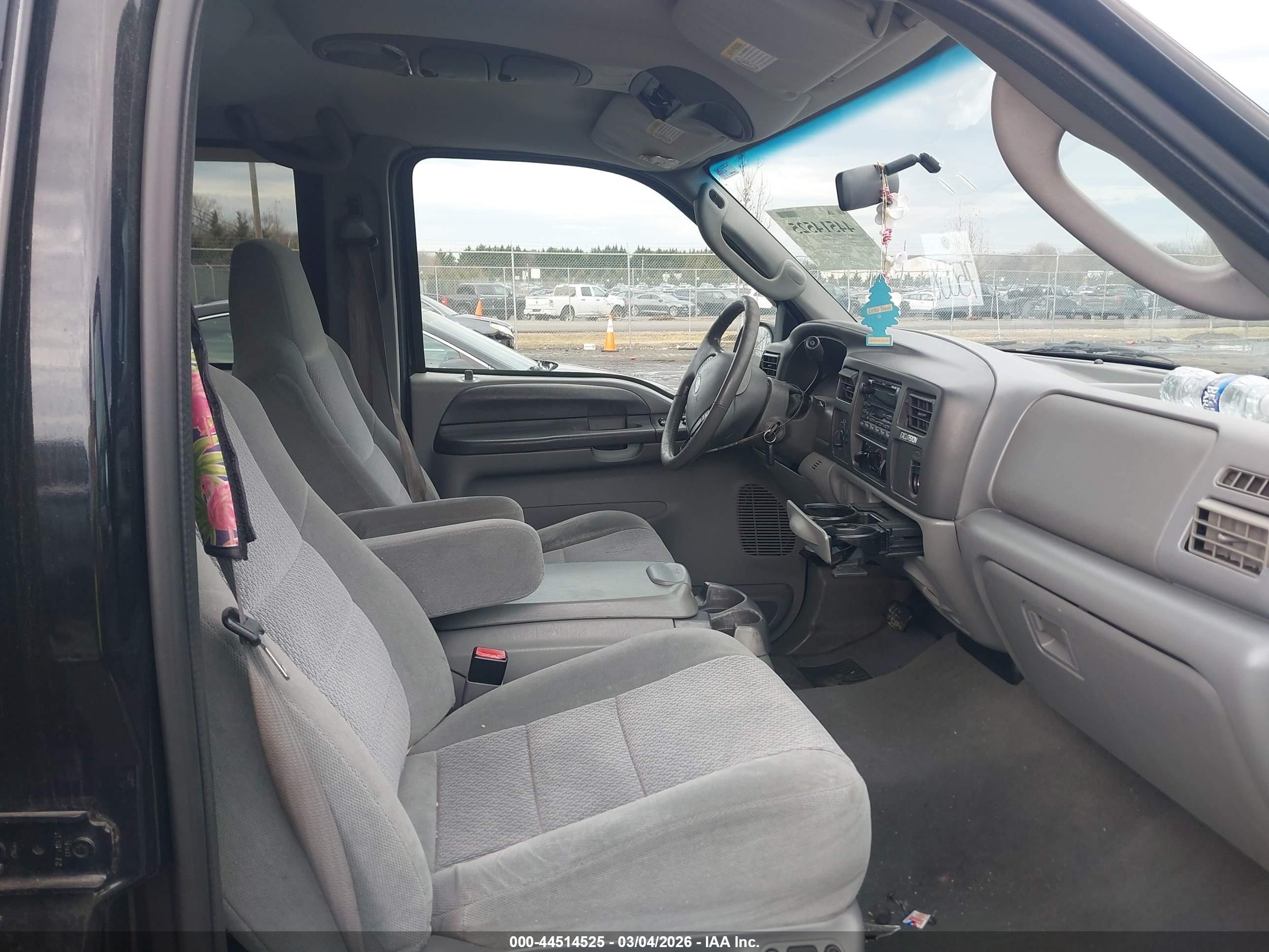 2004 Ford Excursion Xls/xlt Black vin: 1FMNU41L44EB42625