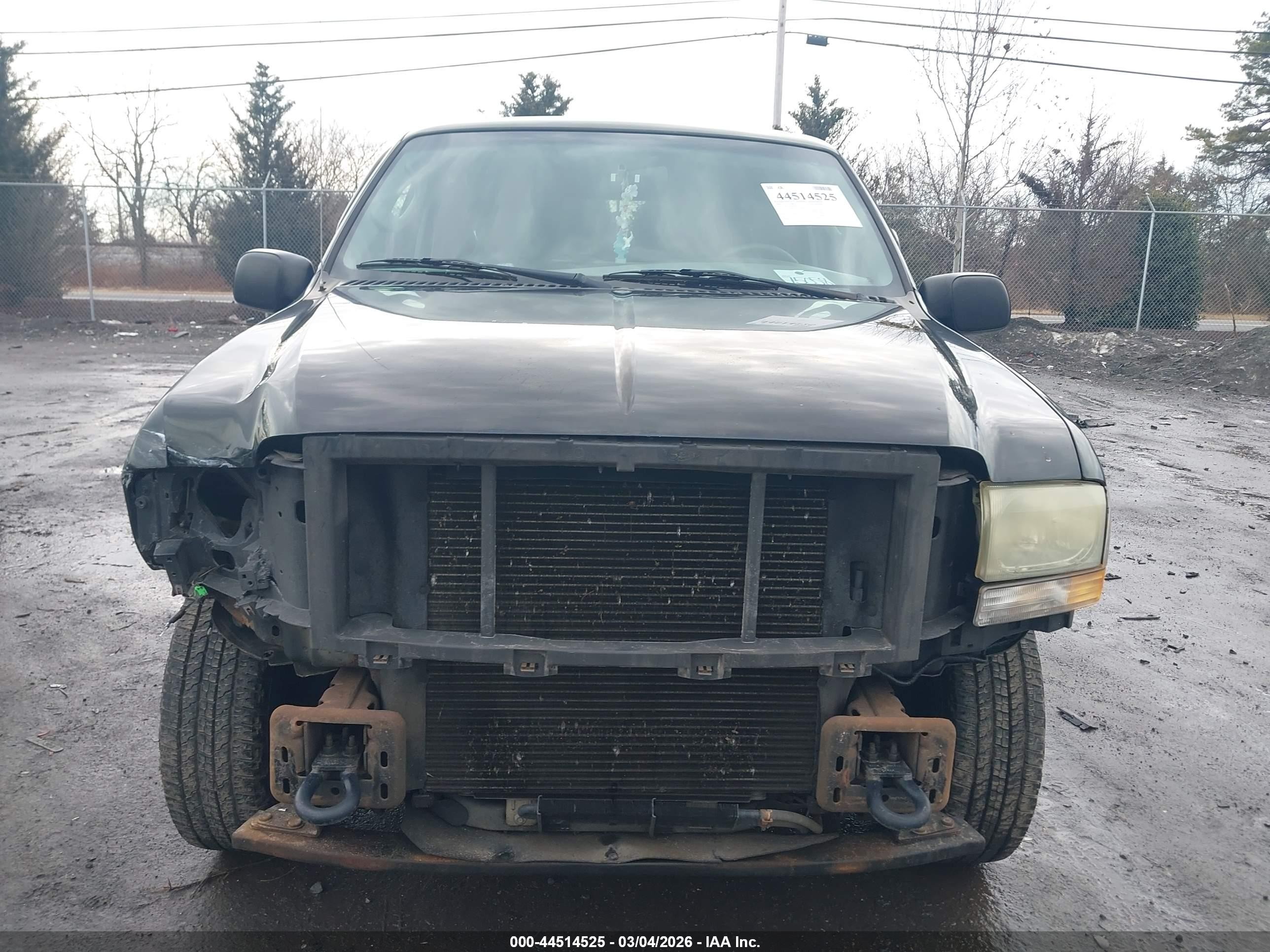 2004 Ford Excursion Xls/xlt Black vin: 1FMNU41L44EB42625