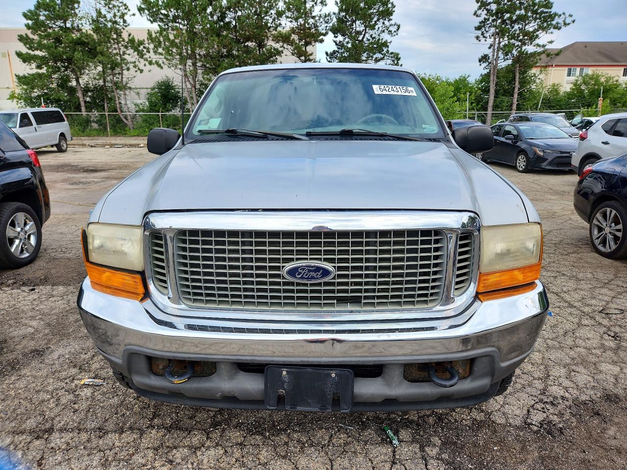 2001 Ford Excursion Xlt Gray vin: 1FMNU41L61EB52021