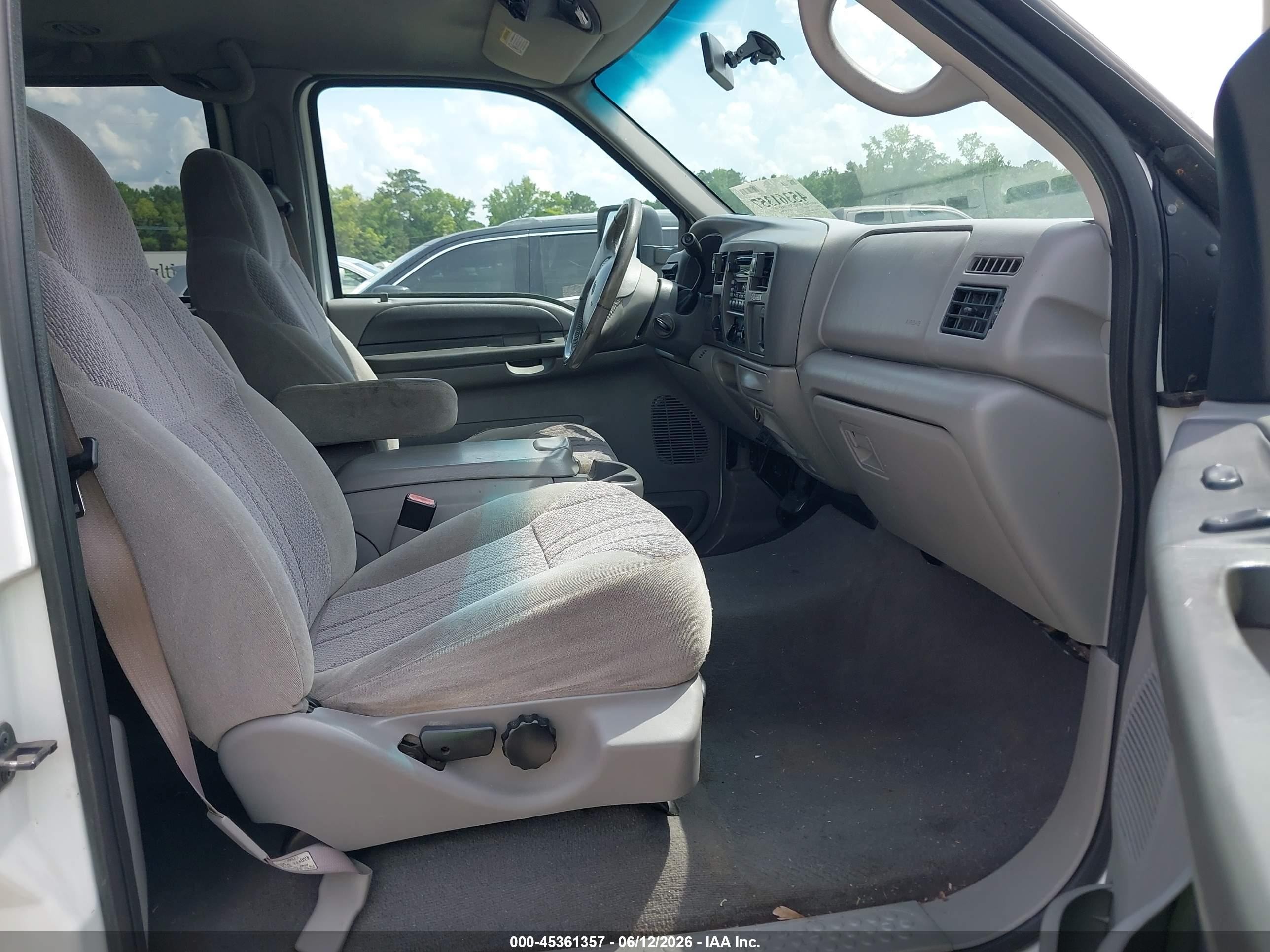 2001 Ford Excursion Xlt White vin: 1FMNU41S01ED43764