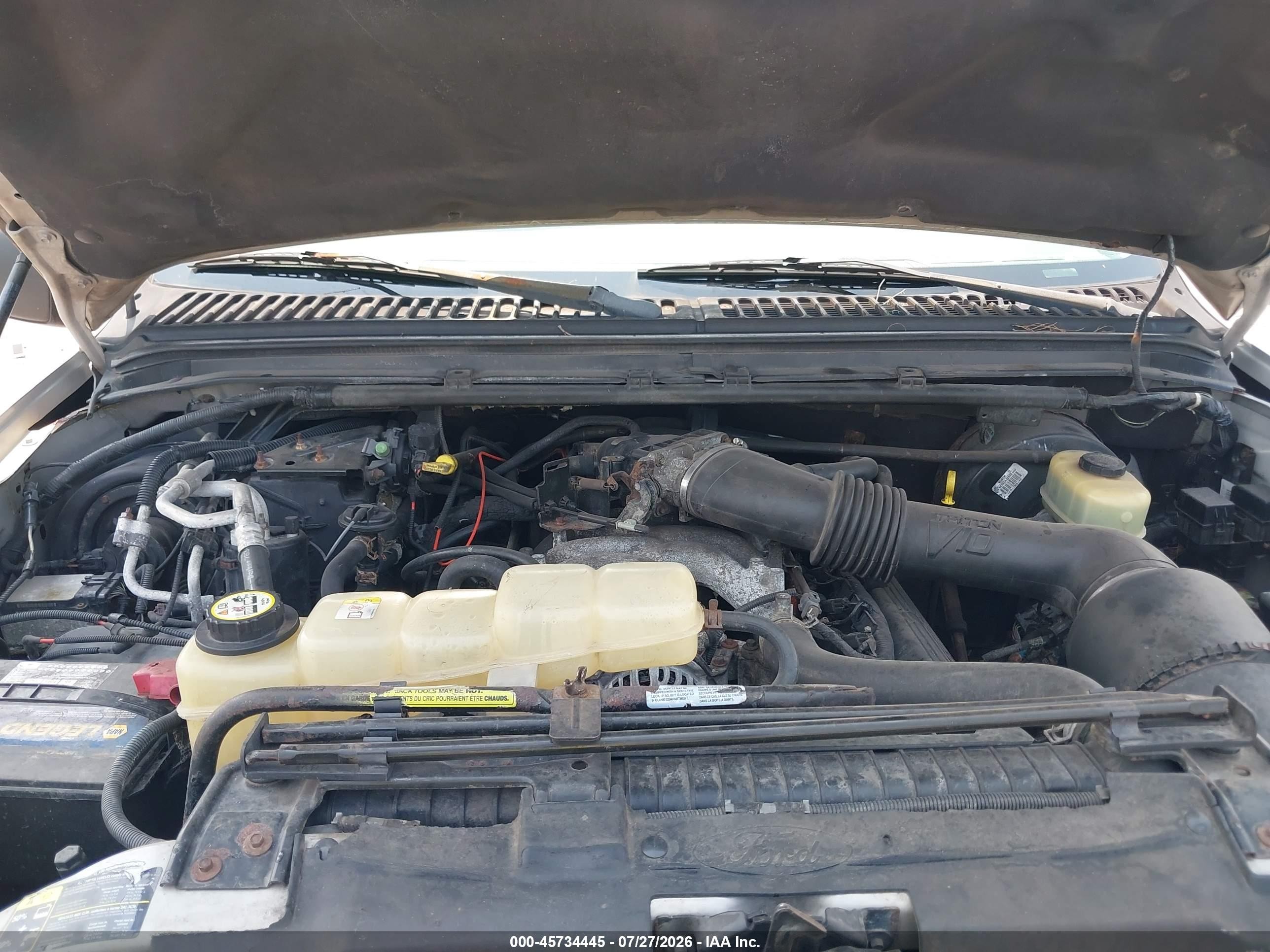 2002 Ford Excursion Xlt Gray vin: 1FMNU41S02EA52733