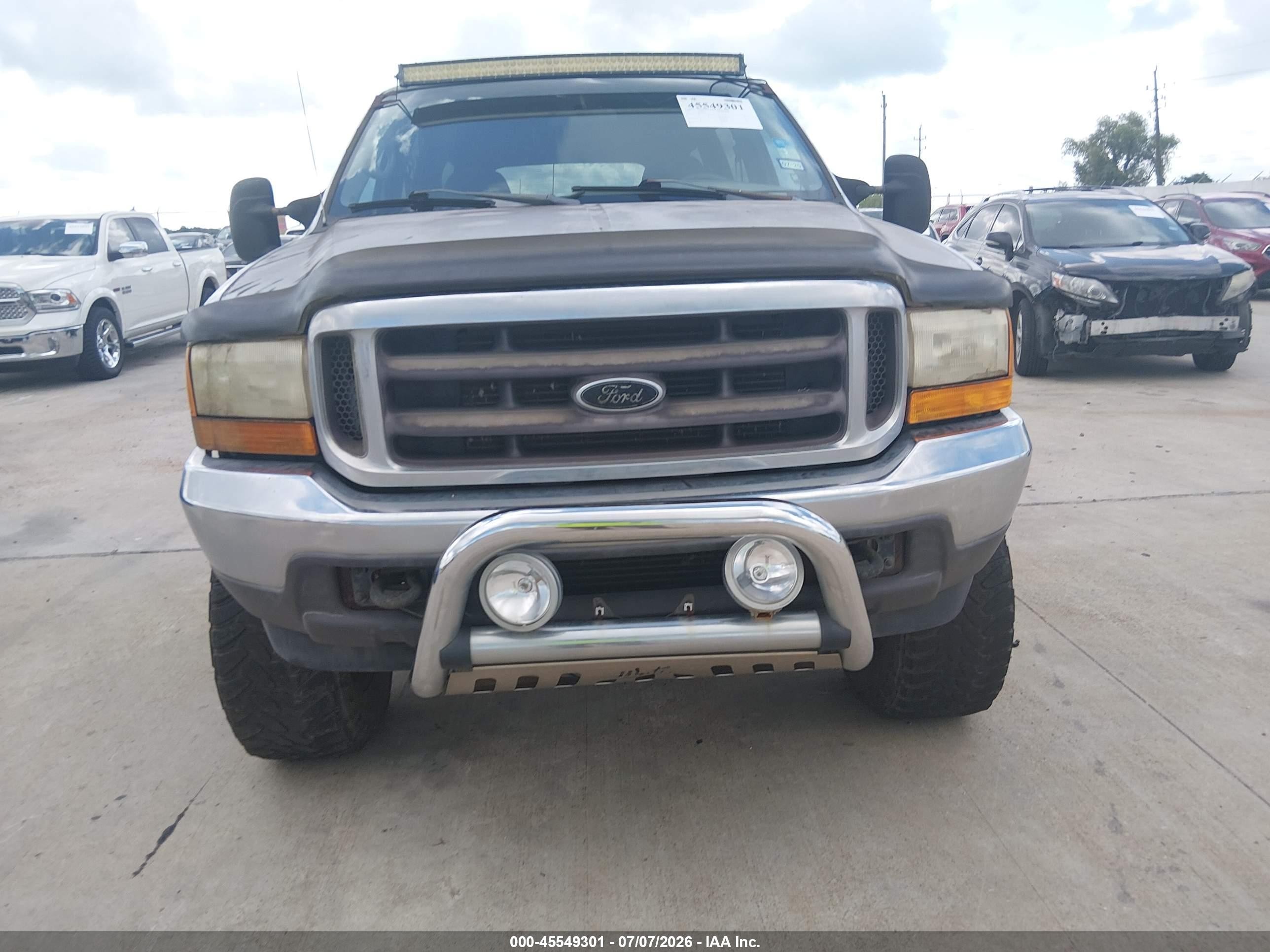 2000 Ford Excursion Xlt Серый vin: 1FMNU41S0YEC33453