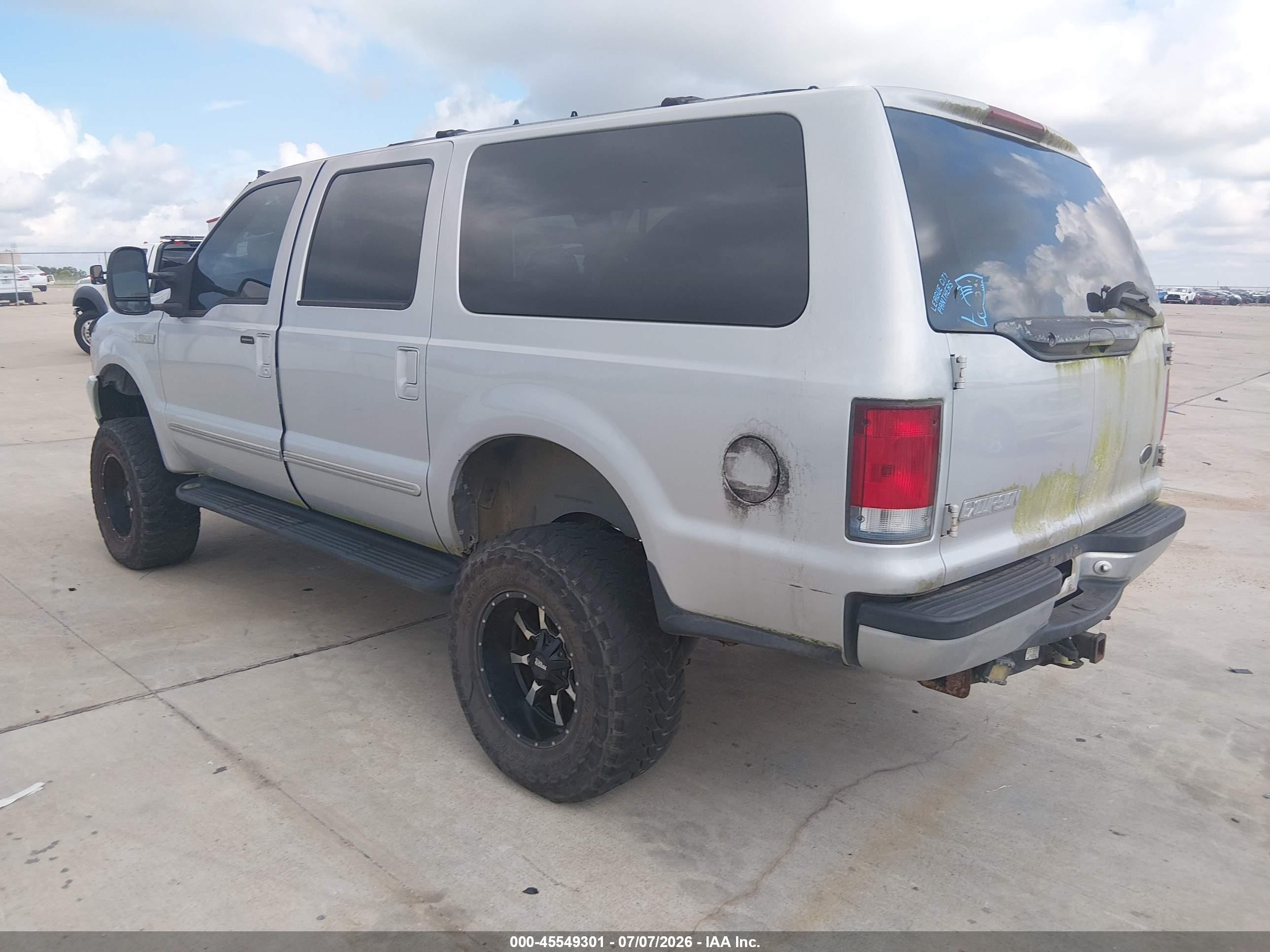 2000 Ford Excursion Xlt Серый vin: 1FMNU41S0YEC33453